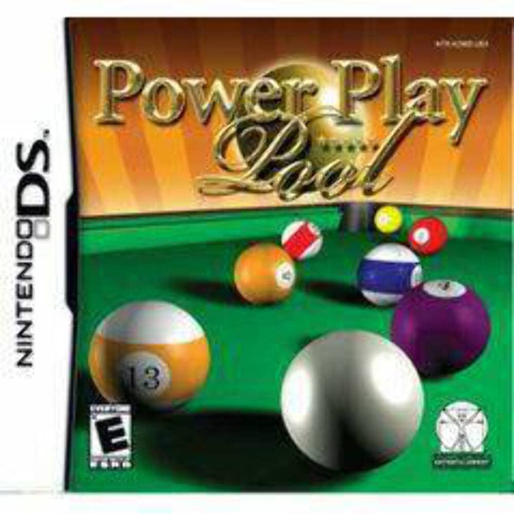 Renewed Nintendo DS Power Play Pool Game - Classic Billiards Simulation for Home & Travel Entertainment