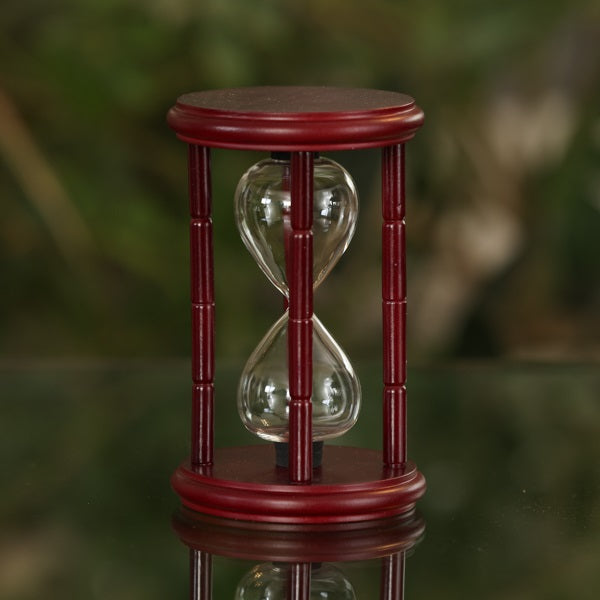 Cherry Wood Hourglass Urn for Ashes - Elegant Memorial Keepsake for Loved Ones | Perfect for Home Display, Funeral Services & Memorial Ceremonies