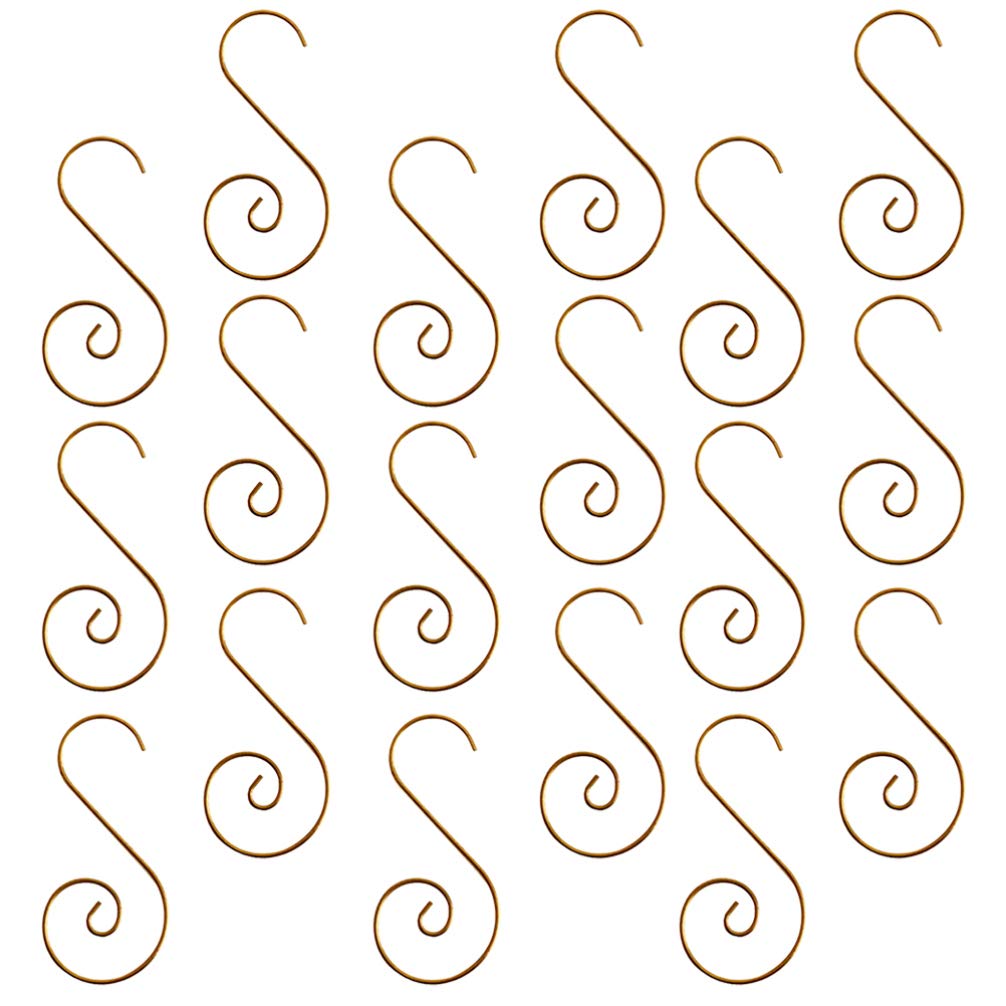 100-Pack Heavy Duty Metal S Hooks for Kitchen Storage, Christmas Tree Ornaments, Wall Decor & Hanging Organizers – Durable Hanging Hooks for Home, Office & Holiday Decorations (Silver) – Perfect for Hanging Plants, Towels, Keys & Holiday Decor