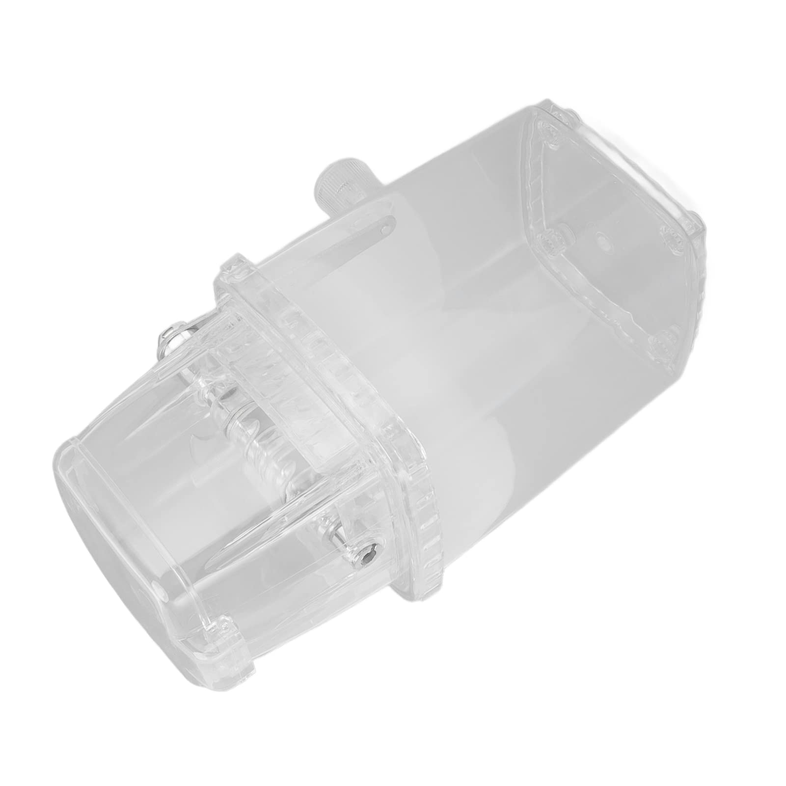 Stainless Steel Manual Ice Crusher for Cocktails, Smoothies & Shaved Ice - Transparent Handheld Ice Chopper for Home Bars, Parties & Outdoor Use