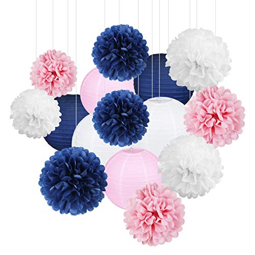 White,navy Blue,pink