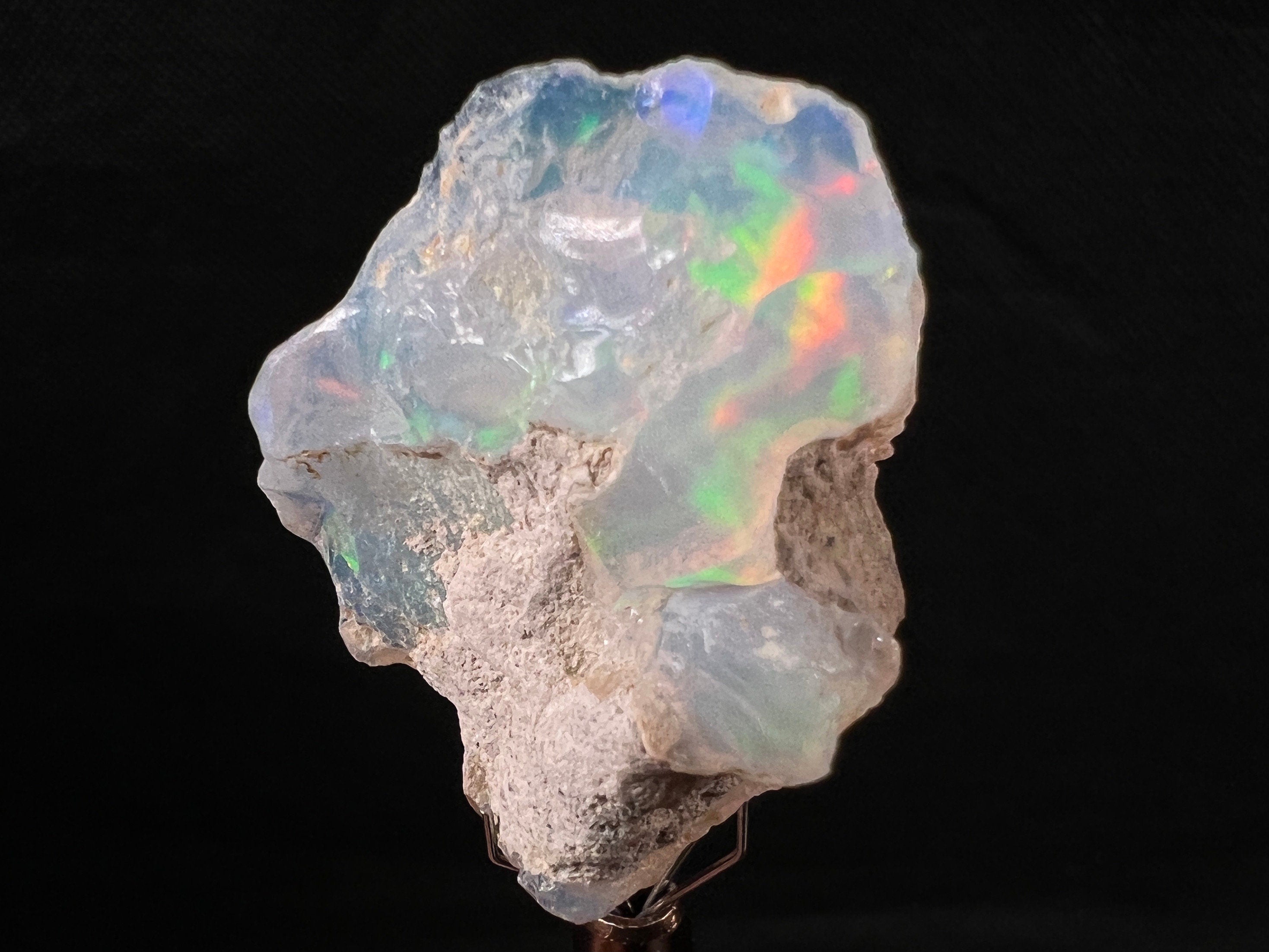 Premium 4A XL Welo Opal Raw Crystal - Natural Cutting Grade Ethiopian Opal, October Birthstone for Jewelry Making & Gem Collectors (Perfect for Rings, Necklaces & Healing Crystal Displays)