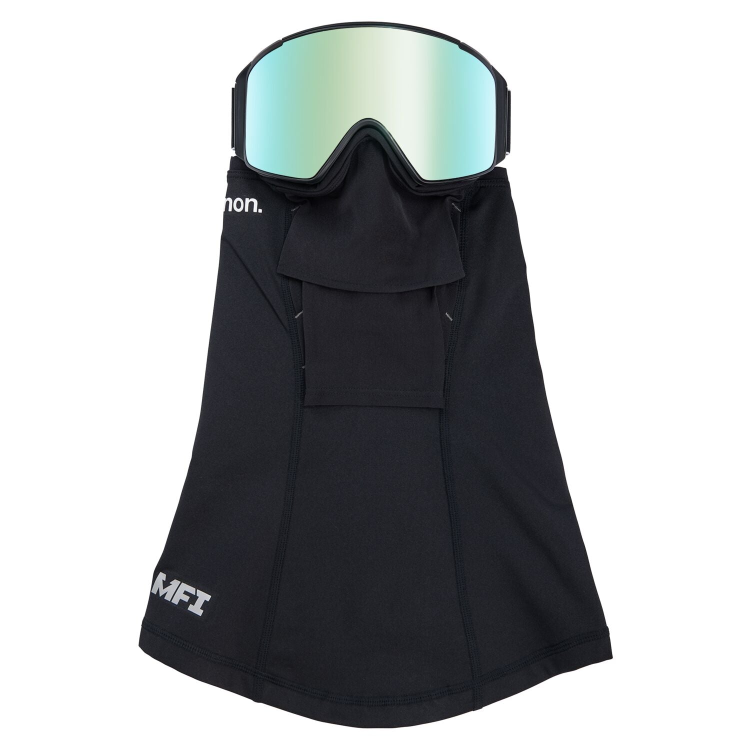 Anon M4S Cylindrical Snowboard Goggles - Black with Perceive Variable Blue Lens for UV Protection & Anti-Fog - Perfect for Skiing, Snowboarding & Winter Sports