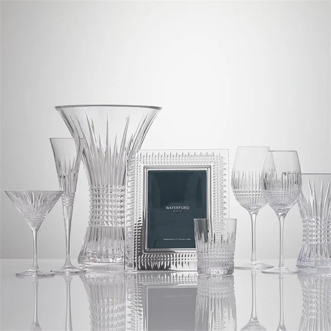 Lismore Diamond Crystal Vase - Elegant Handcrafted Glass Vase for Wedding Centerpieces, Home Decor & Gift Giving