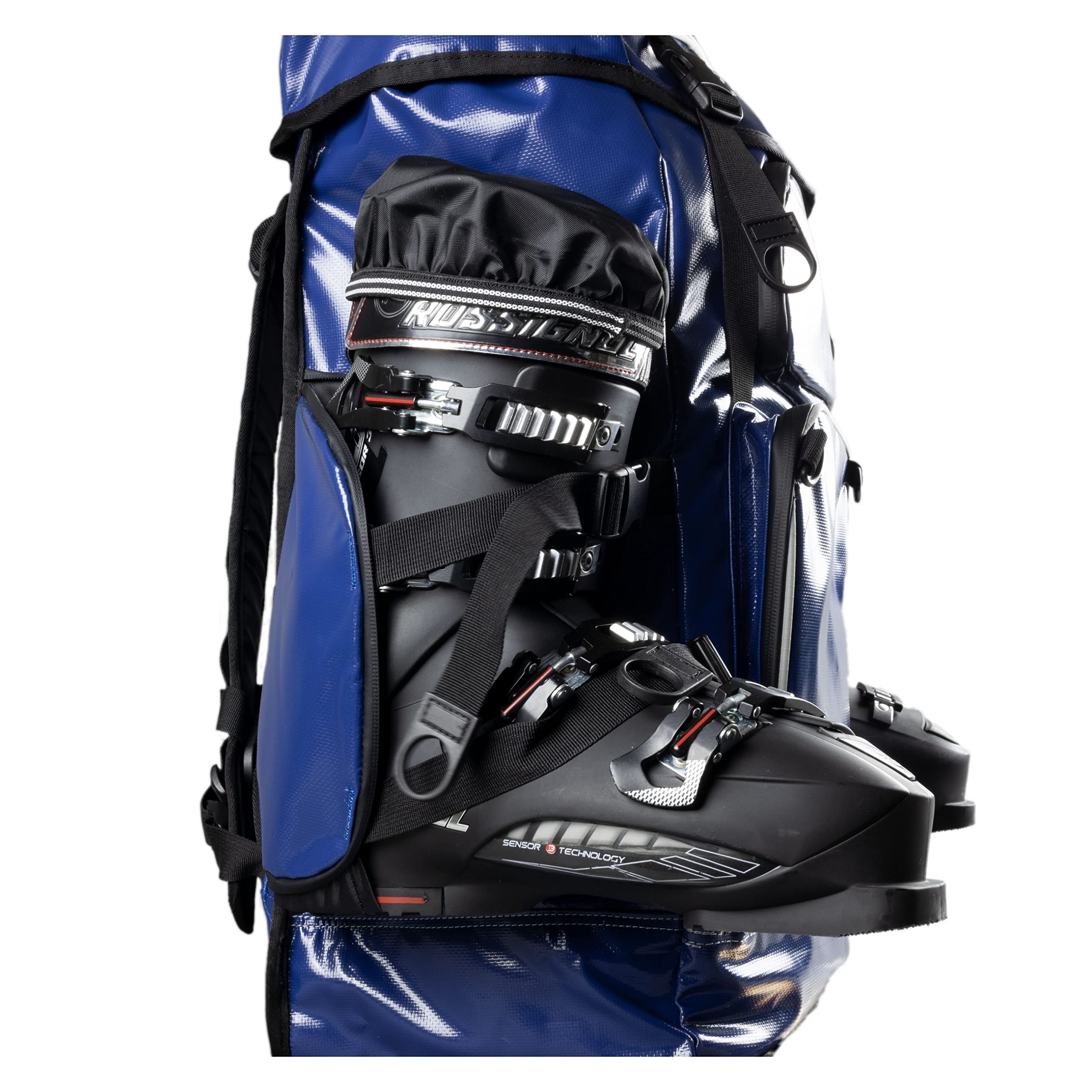 Zipline World Cup Ski Boot Backpack – Professional Snowboard Gear Bag for Air Travel & Skiing Accessories – Waterproof Snow Boot Storage Bag – Ideal for Ski Trips, Winter Sports & Olympian Athletes