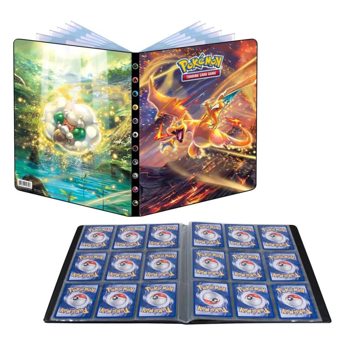 Pokemon Collectible Card Binder A4 Size - Holds 252 Trading Cards | Perfect for Organizing, Storing & Displaying Your Pokemon TCG Collection | Great for Home, Travel & Gaming Tournaments