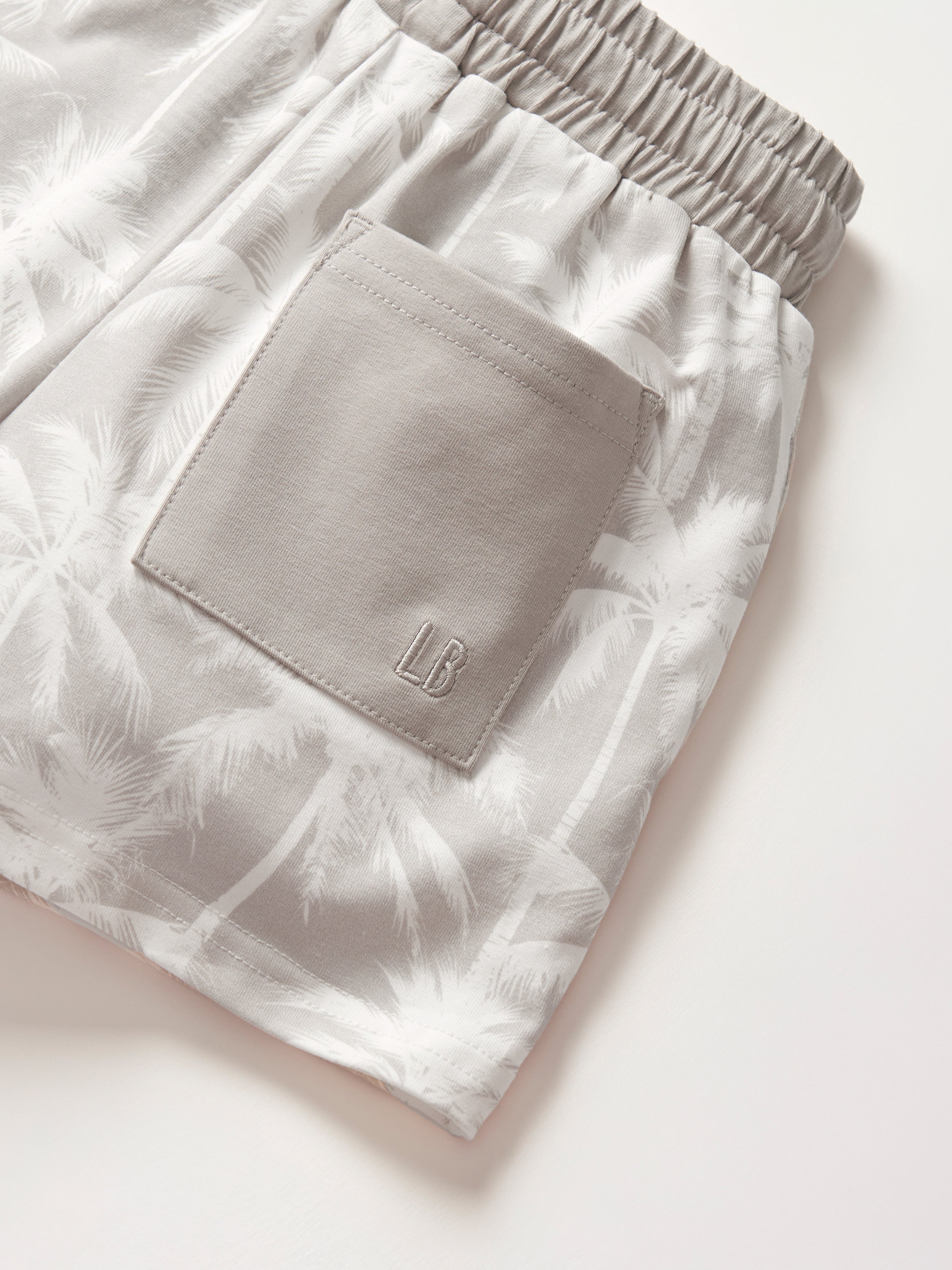 Stylish Palm Print Shorts for Women - Trendy Summer Casual Wear - Perfect for Beach, Vacation, and Everyday Outfits