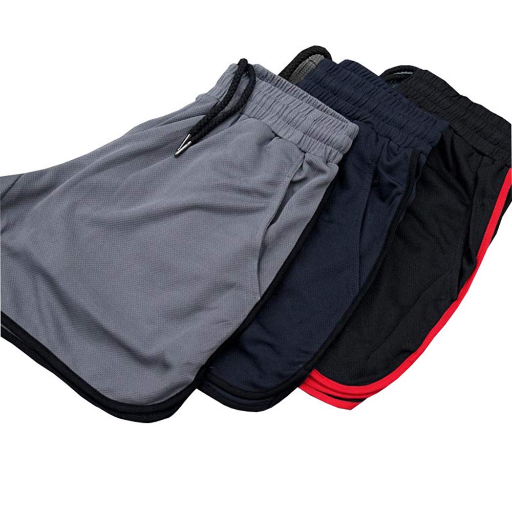 Men's Workout Shorts - Breathable Bodybuilding Running Training Jogger Gym Shorts with Pockets - Perfect for Gym, Running & Sports Activities