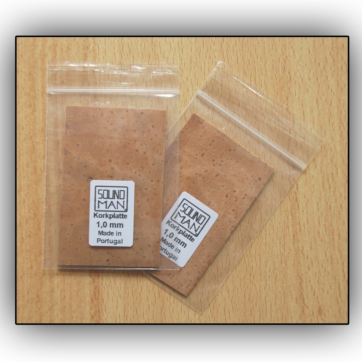 Soundman Cork Plates (SKRK-10) - Premium Cork Coasters for Drinks, Hot & Cold Beverages - Perfect for Home, Office, Bar, and Restaurant Use
