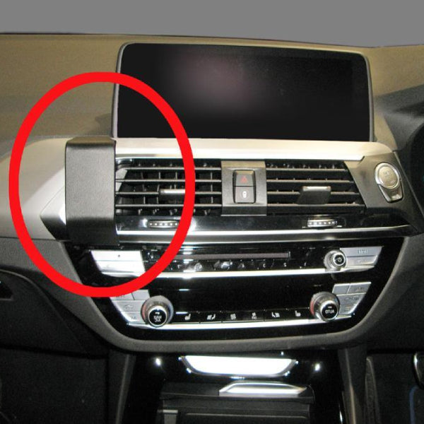 ClicOn No Holes Center Dash Mount for BMW X3 (2018-2021) & BMW X4 (2019-2021) - Secure Phone Holder for Hands-Free Navigation & Driving
