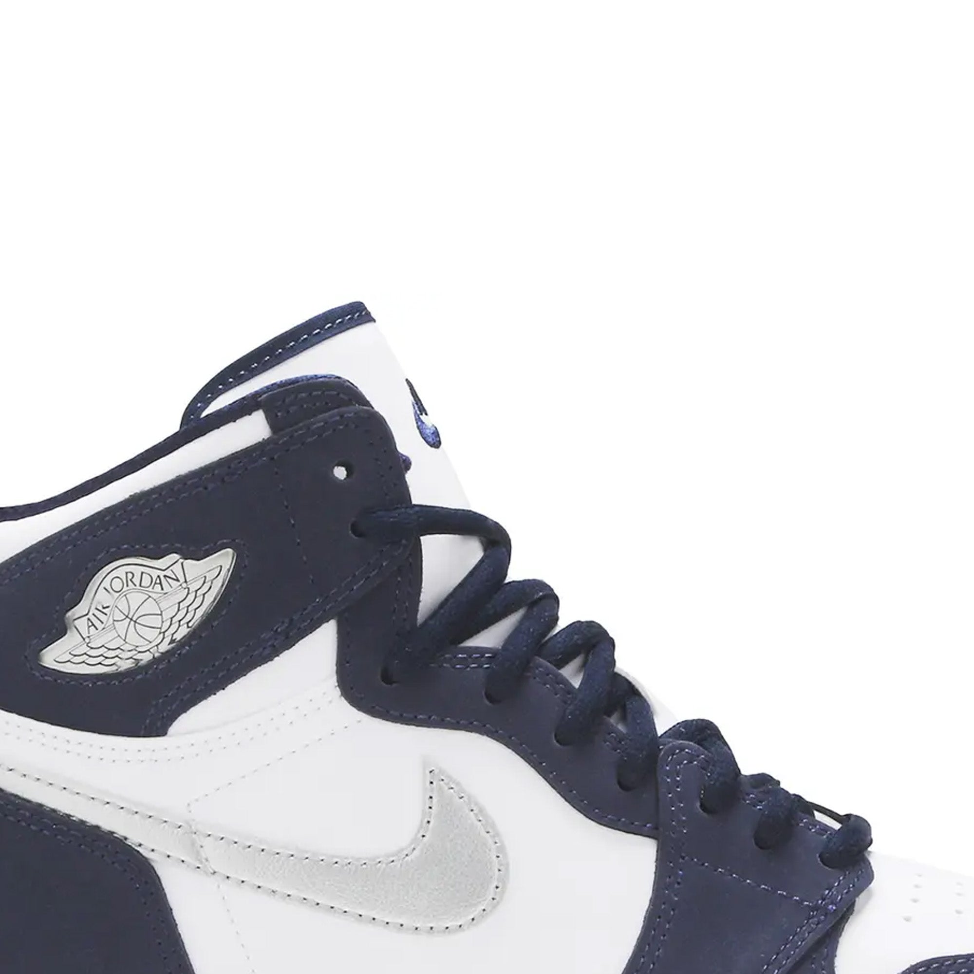 Air Jordan 1 CO. Japan 'Midnight Navy' GS Sneakers 2020 - Retro Basketball Shoes for Women & Girls - Perfect for Streetwear, Casual Outfits & Sneaker Collection