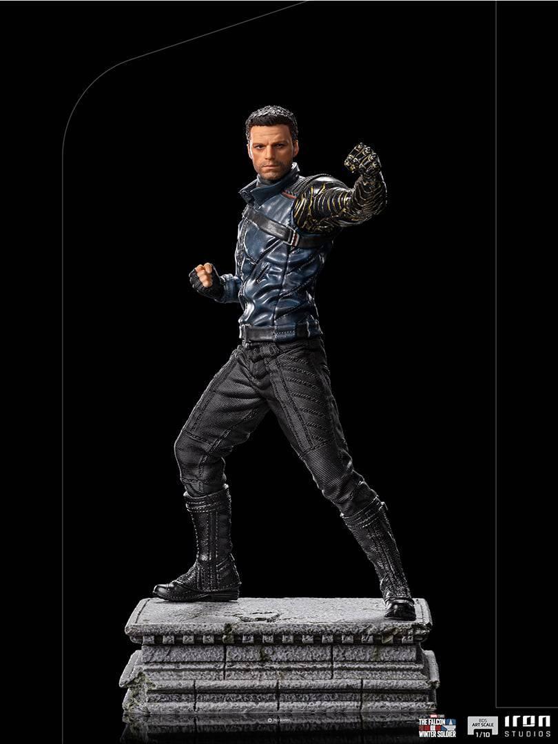 Iron Studios The Falcon and the Winter Soldier Bucky Barnes BDS Art Scale 1/10 Statue - Premium Collectible Figure for Marvel Fans & Home Display