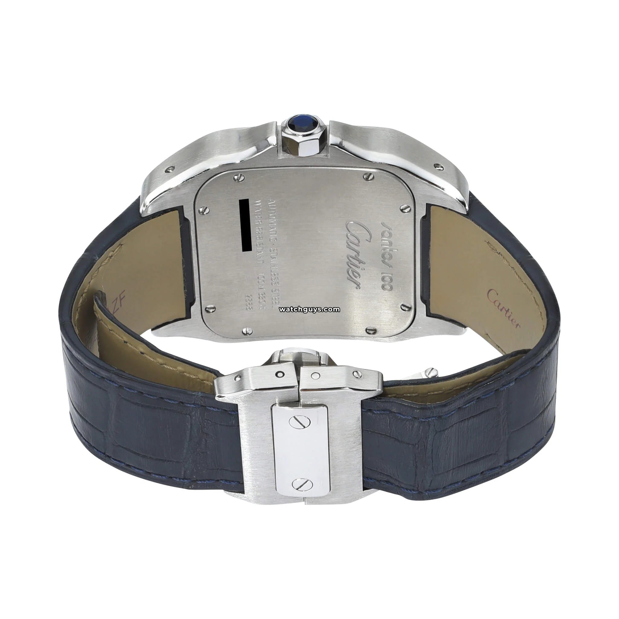 Cartier Santos 100 Large Men's Watch W20073X8 - Luxury Stainless Steel Timepiece for Business & Formal Occasions