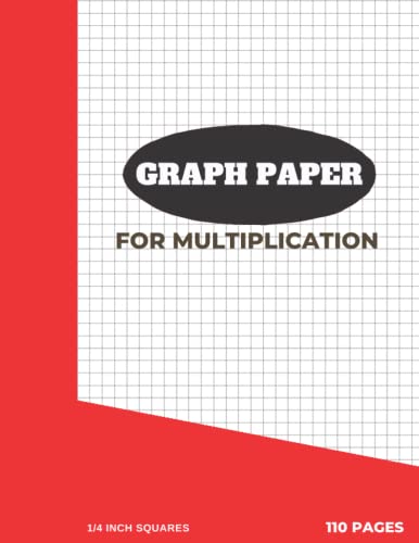 1/4 Inch Graph Paper Notebook for Math & Science - 8.5
