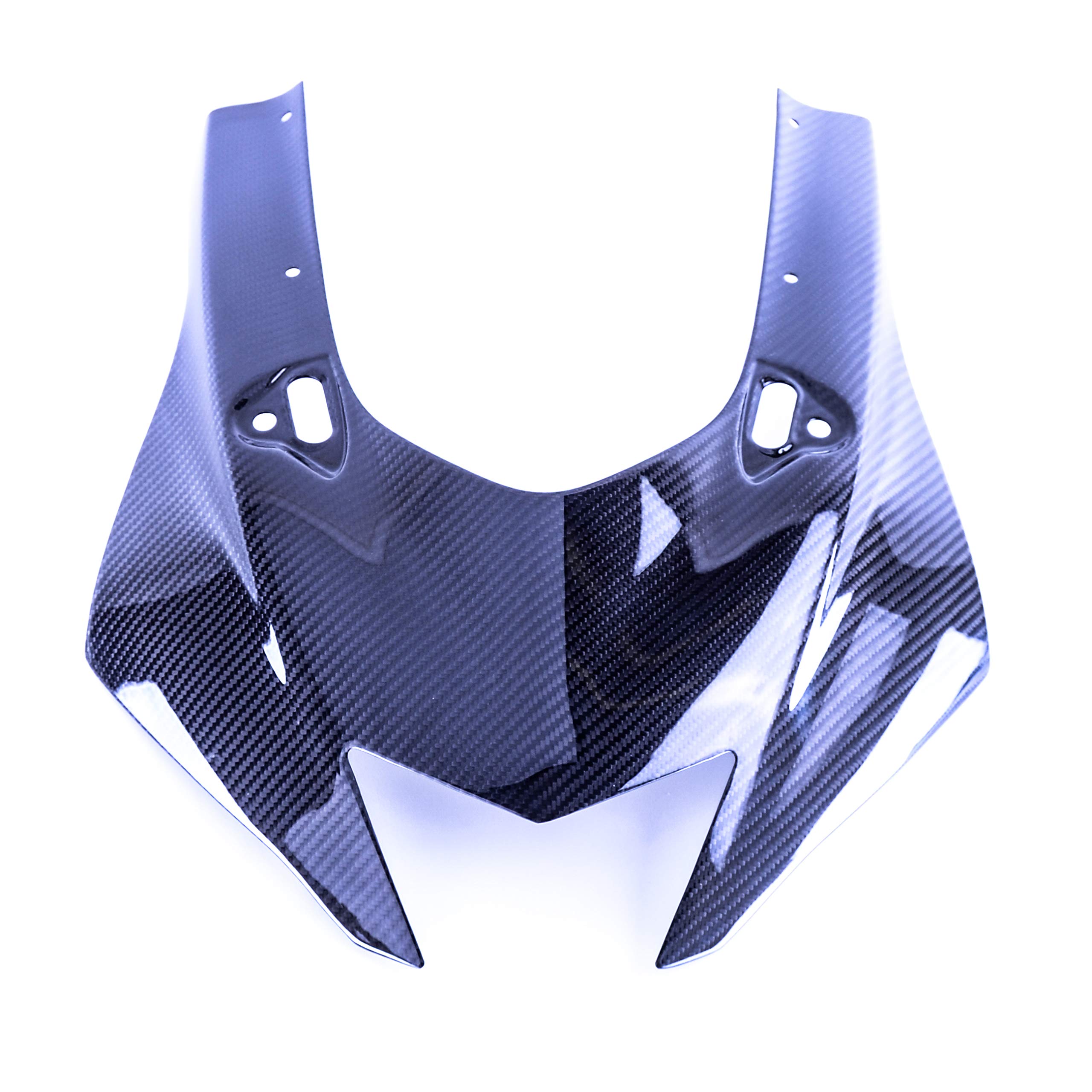 Best Carbon Fiber Front Fairing for Yamaha R6 (2017-2019) | Lightweight Twill Weave Motorcycle Body Kit | Perfect for Racing & Street Performance Upgrades