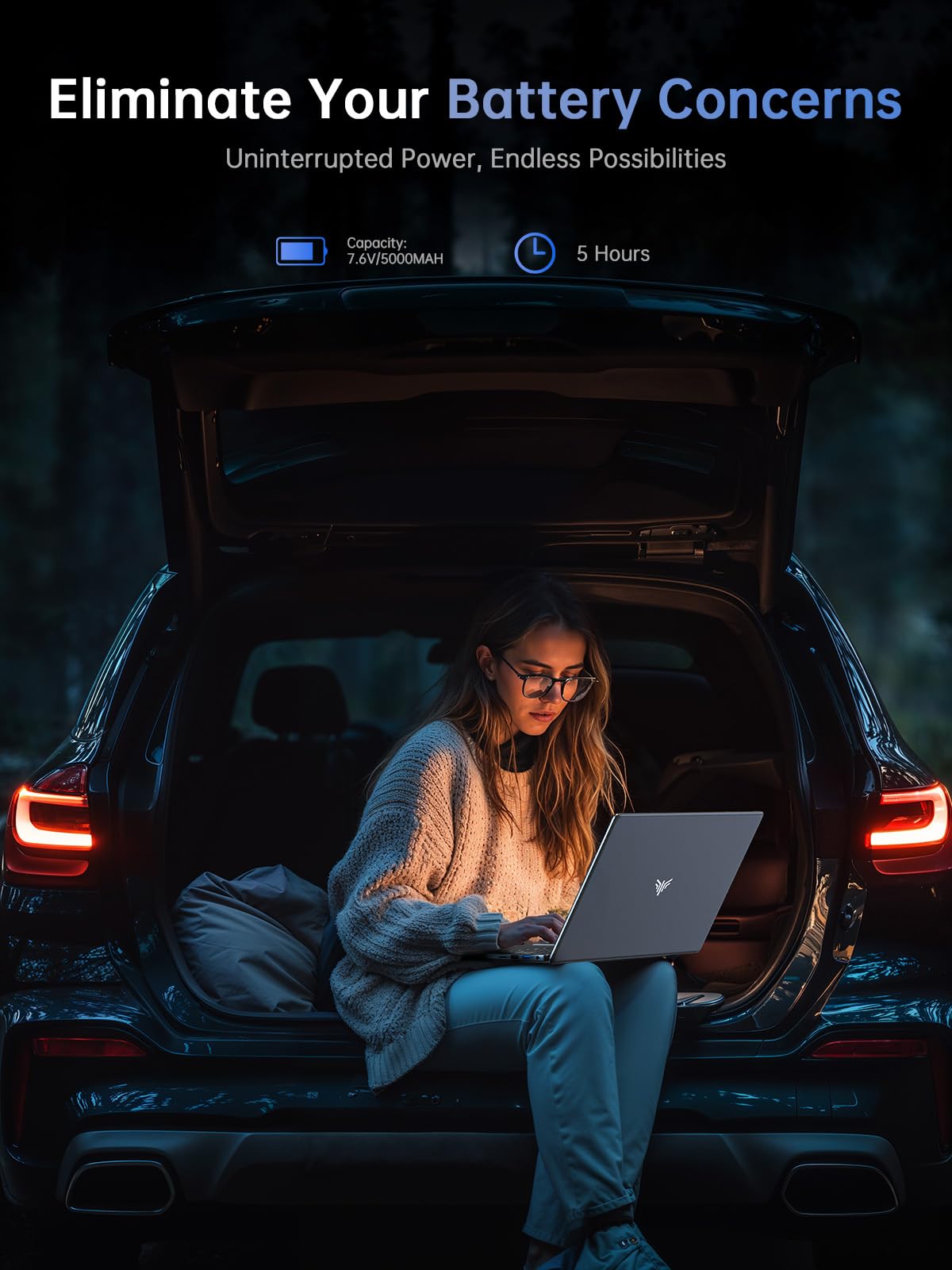Intel N97 Windows Laptop - 15.6 Inch IPS Display, 16GB DDR4 RAM, 512GB SSD, Numeric Keypad, WiFi 5, HDMI & USB 3.2 Type-C - Perfect for Office Work, Remote Learning & Business Travel