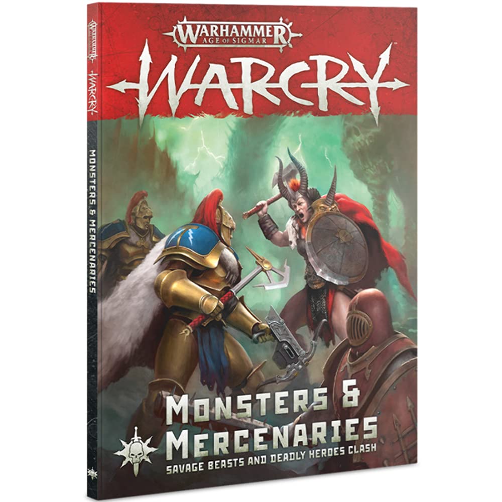 Games Workshop Warcry Monsters & Mercenaries Expansion Set - Fantasy Tabletop Battle Game for Warhammer Age of Sigmar - Perfect for Skirmish Battles & Competitive Play