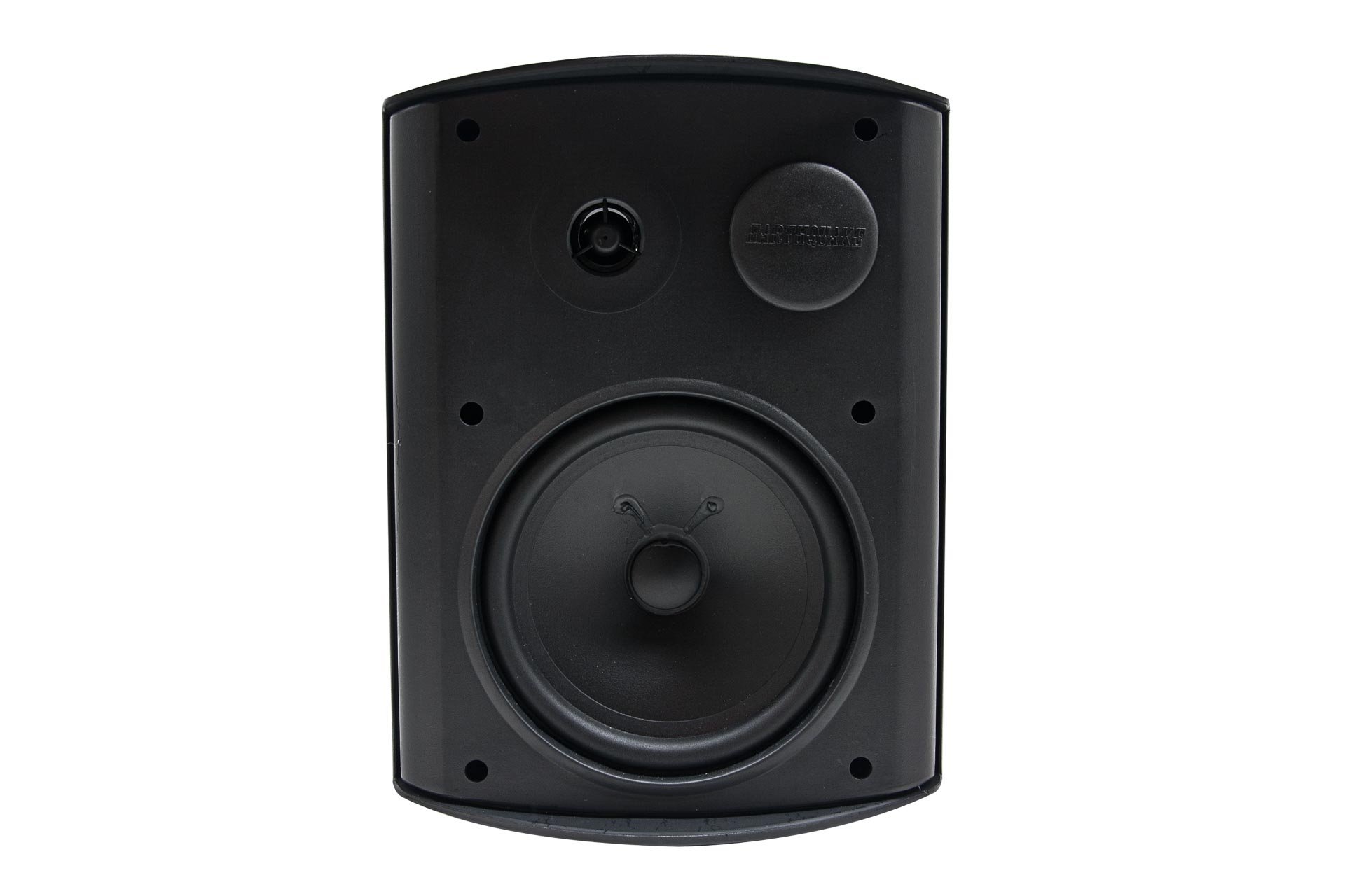 Earthquake Sound AWS-602B Waterproof Outdoor Speakers - All-Weather Indoor/Outdoor Stereo Sound System (Matte Black, Pair) - Perfect for Patio, Poolside, Garden & Backyard Entertainment