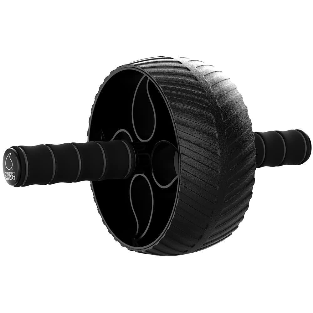 Sweet Sweat Ab Roller for Abs & Core Workout - Home Gym Exercise Wheel Equipment for Abdominal Training | Perfect for Home Fitness, Strength Training & Toning