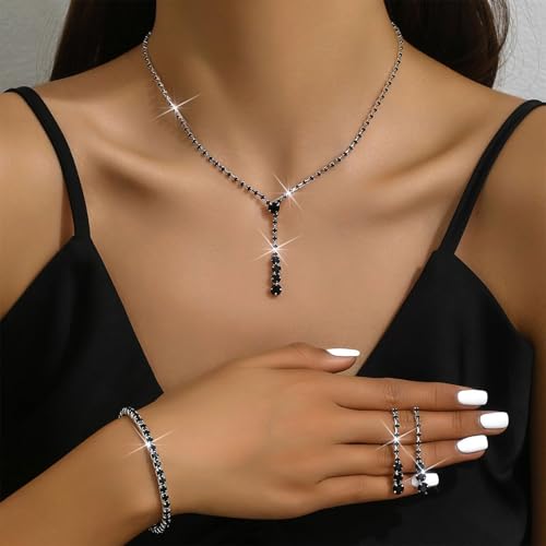S:Black Jewelry Set