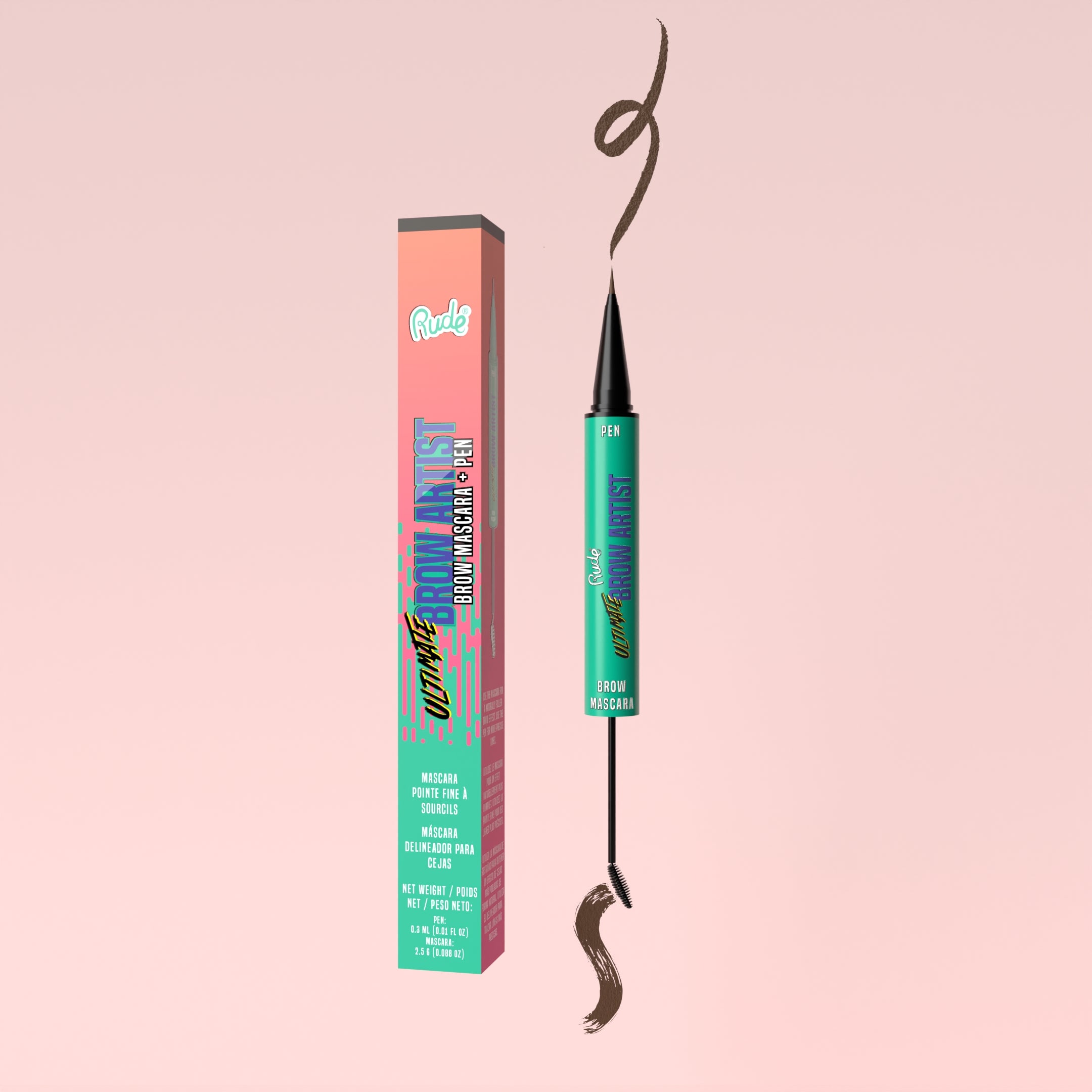 Ultimate Brow Artist Brow Mascara & Pen Set - Waterproof Eyebrow Makeup Kit for Perfect Brows | Great for Daily Use, Special Occasions & Travel