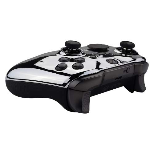 Modded Zone Custom Xbox ONE Elite Series 2 Controller with 3.5mm Jack - Premium Gaming Controller for FPS, Battle Royale & Competitive Shooters (Multiple Designs) - Perfect for Esports, Streaming & Pro Gamers (Chrome Silver)