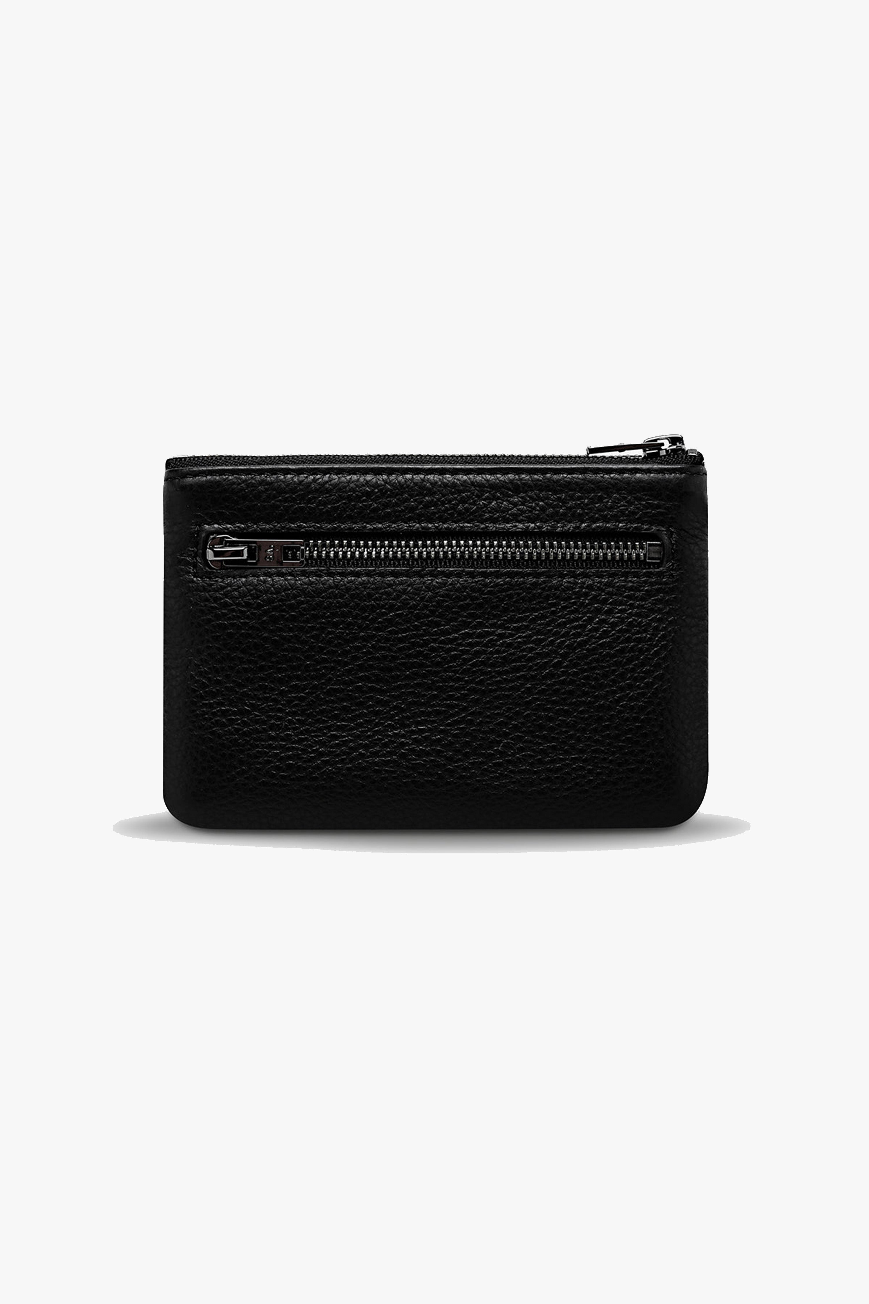 Stylish Black Leather Purse for Women - Trendy Handbag for Work, Travel & Everyday Use