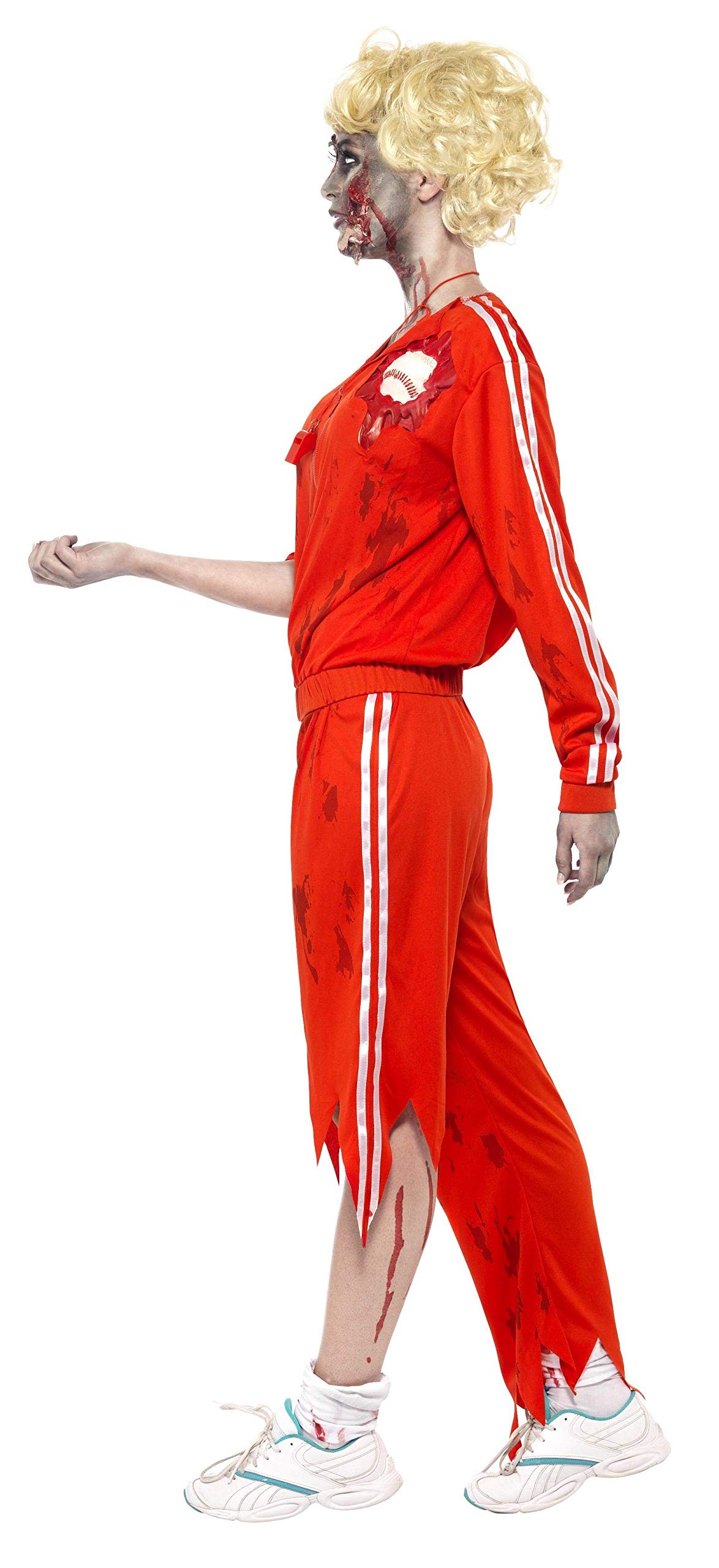 Smiffy's Zombie Sports Teacher Costume for Adults - Halloween Party, Cosplay & Horror Theme Events