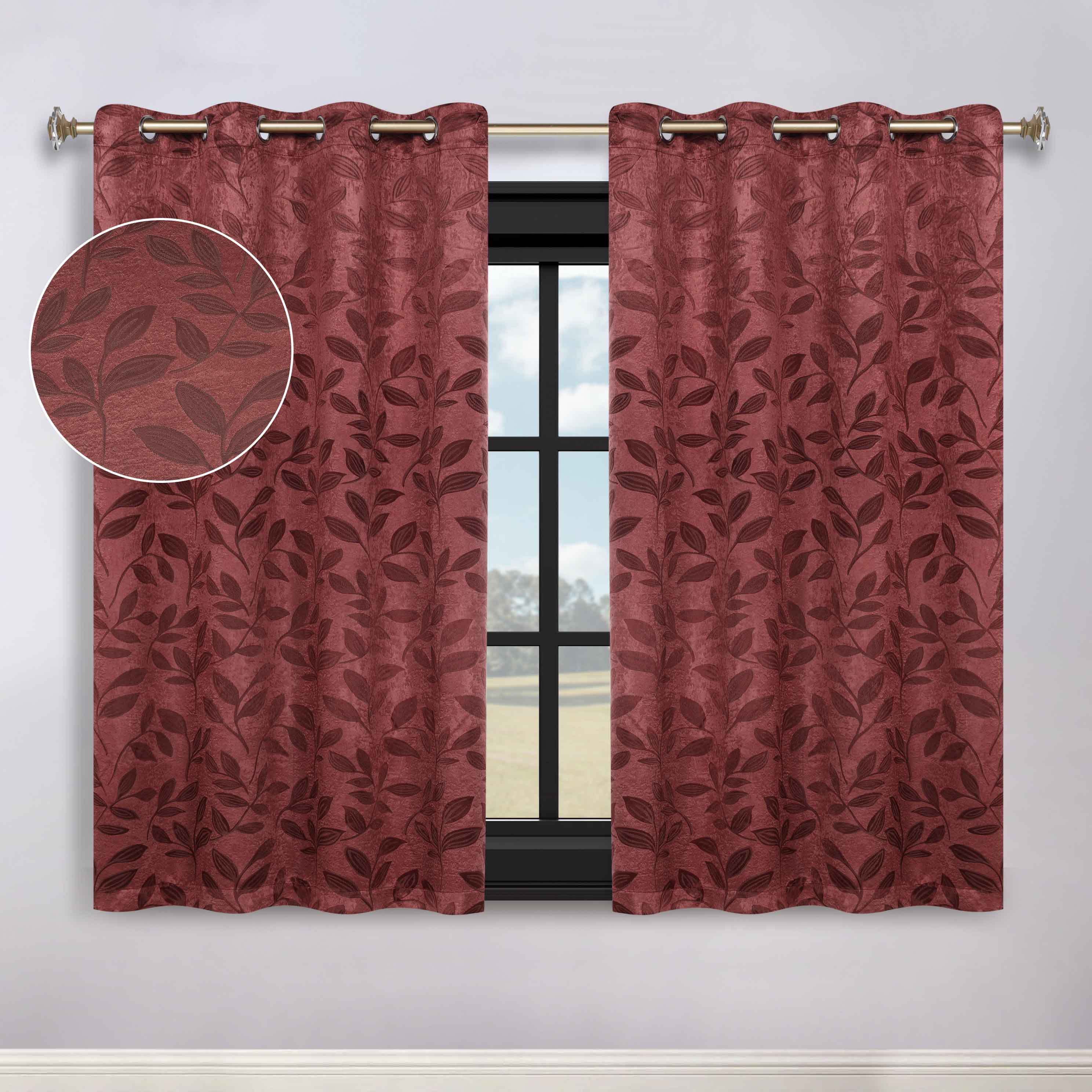 Machine Washable Blackout Curtains Set of 2 - Thermal Insulated Room Darkening Window Drapes for Bedroom & Living Room | Noise Reducing & Energy Saving Home Decor