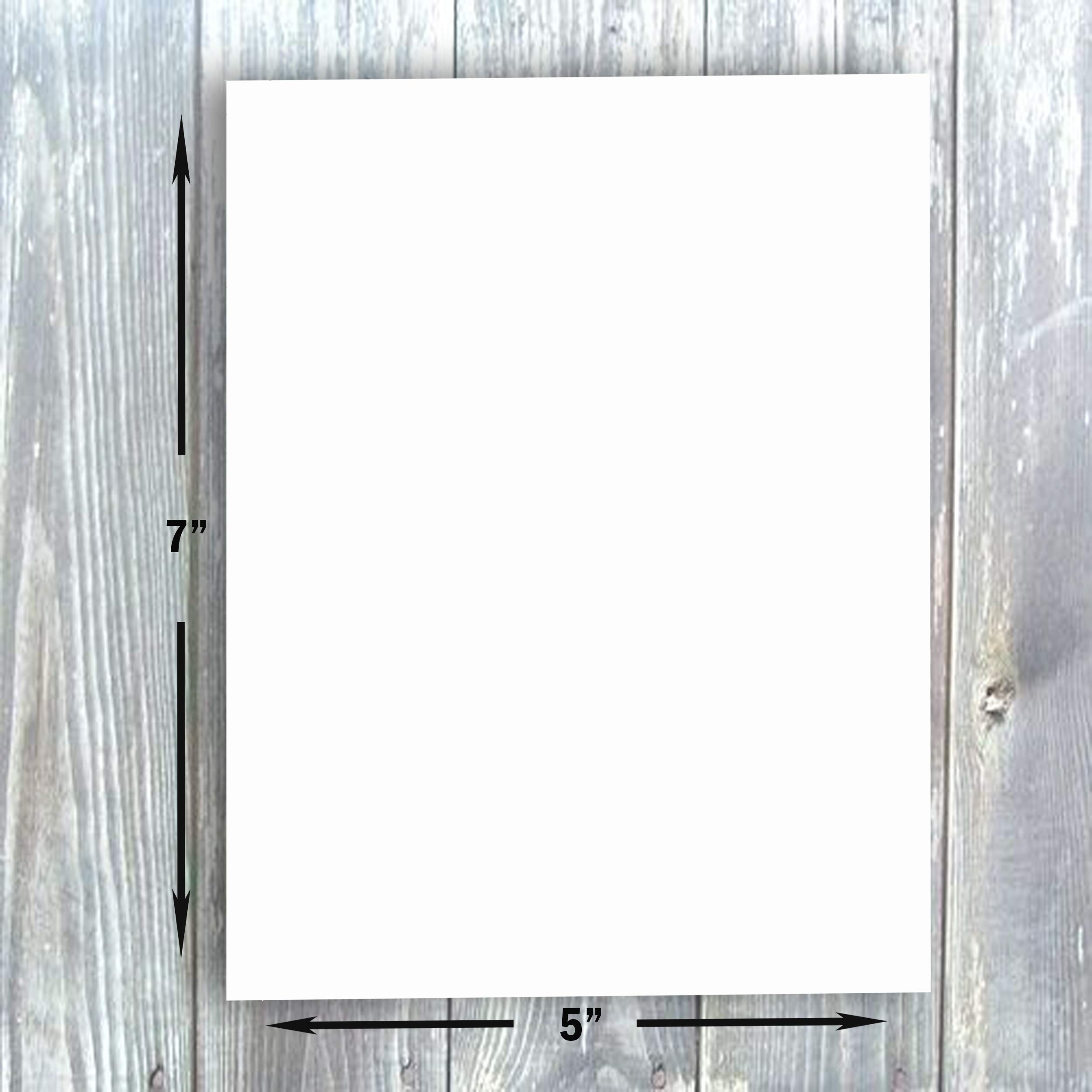 Premium 100-Pack White Cardstock Paper 5x7 Inches - 100 lb Thick Blank Index Cards, Flash Cards & Postcards with Envelopes - Heavyweight Printable Cardstock for Invitations, Greeting Cards, DIY Crafts & Office Use - Bright White Printer Paper for Professional Printing