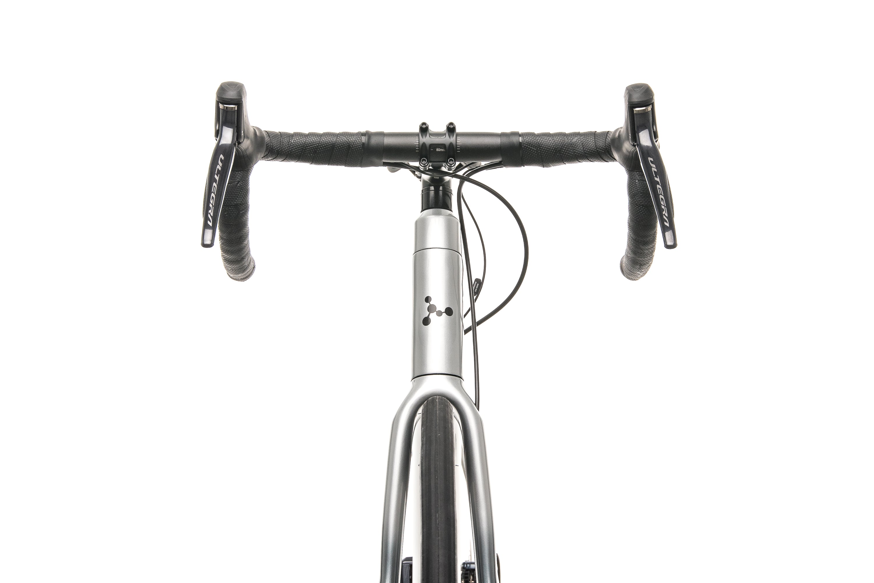 Argon 18 Krypton GF Disc Di2 Road Bike - Mercedes Benz Inspired Silver Finish, Medium Size (2019 Model) | Perfect for Racing, Commuting & Endurance Cycling