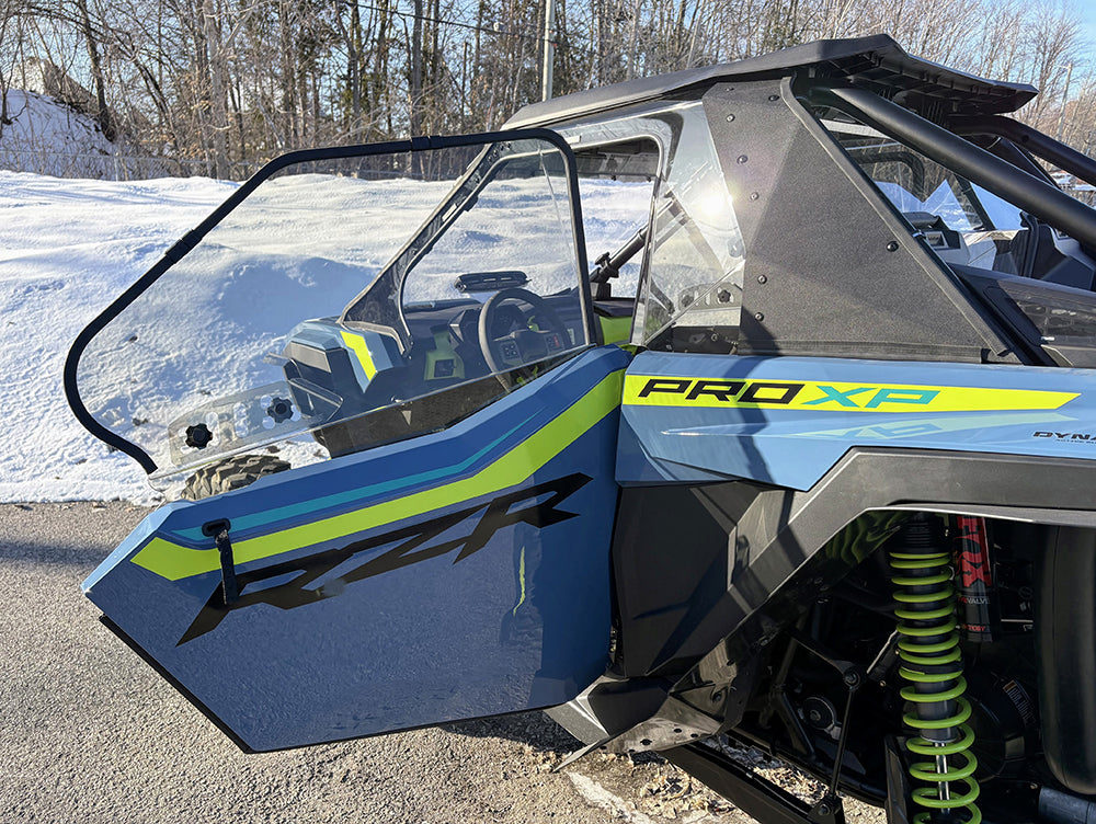 2025+ Polaris RZR Pro XP & Pro S Polycarbonate Upper Door Kit 252410 - Durable Off-Road Protection for UTV Adventures & Trail Riding
