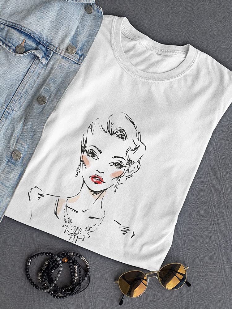 Stylish Red Lips Graphic T-Shirt for Women | Trendy Casual Tee for Everyday Wear, Date Nights & Street Style