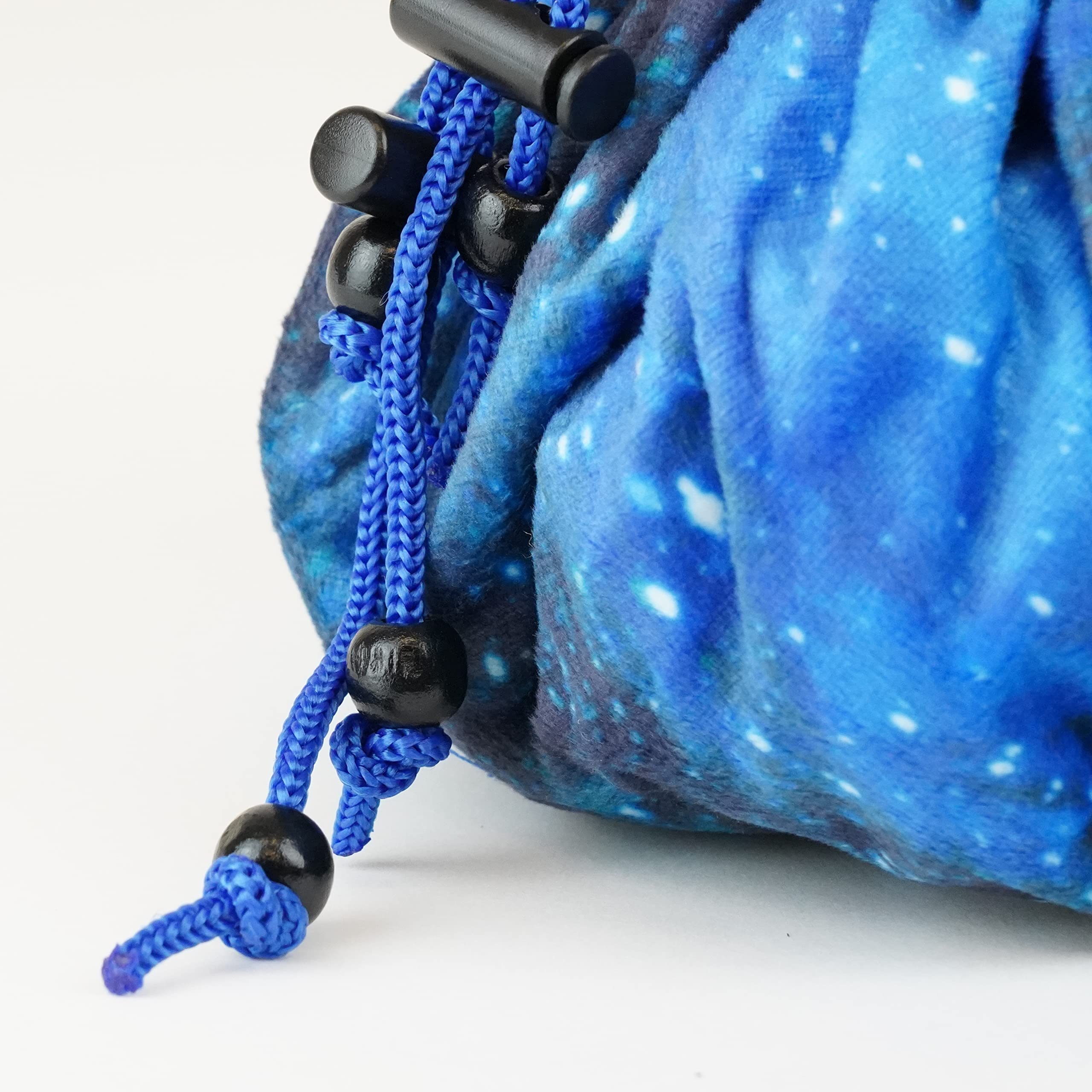 Premium Velvet Dice Bag with Multiple Pockets - Galaxy Print RPG Dice Organizer for Dungeons & Dragons, Pathfinder, MTG - Perfect for Tabletop Gaming & Travel Accessories