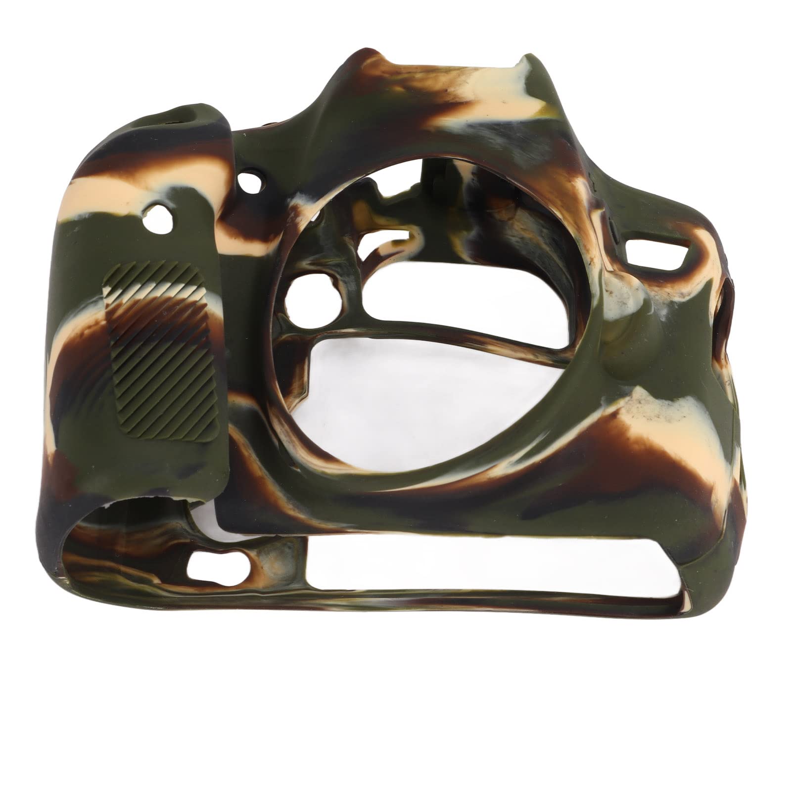 Tefola Silicone Protective Camera Case for Canon EOS 70D - Durable Skin Cover with Camouflage Design | Perfect for Outdoor Photography & Travel Protection
