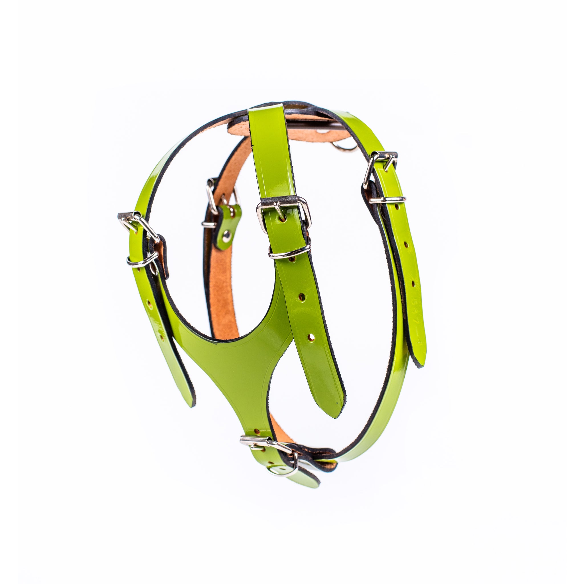 Premium European Leather Dog Harness for Small & Medium Breeds - Adjustable, Durable & Comfortable for Daily Walks, Training & Outdoor Adventures