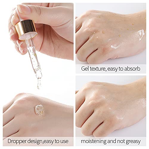 Best Face Serum for Glowing Skin - Anti-Aging & Hydrating Vitamin C Serum with Hyaluronic Acid - Perfect for Daily Skincare Routine & Nighttime Use