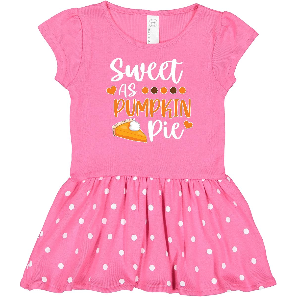 Inktastic Thanksgiving Sweet As Pumpkin Pie Baby Dress - Adorable Holiday Outfit for Infants, Perfect for Family Gatherings & Photo Shoots