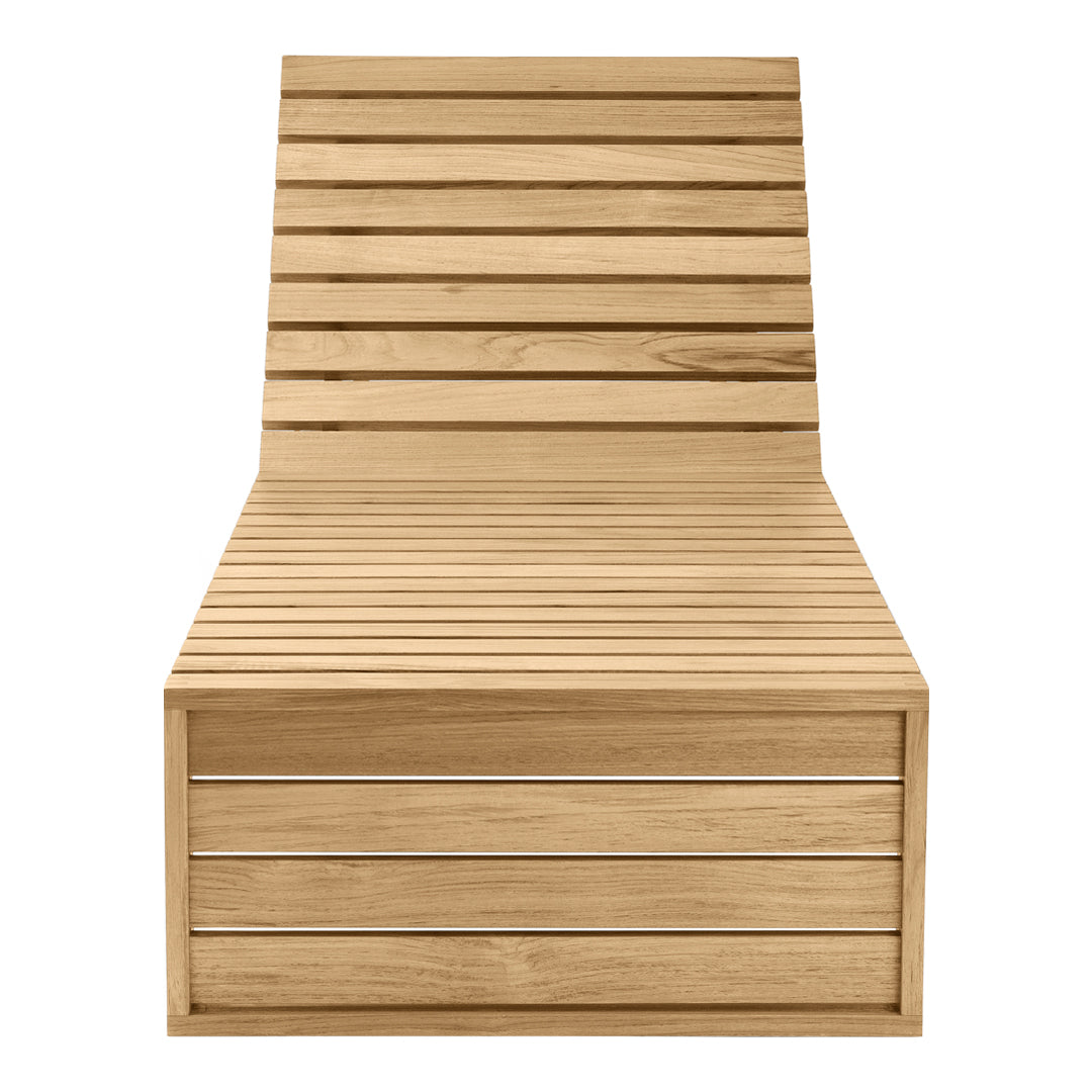 Kjaer BK14 Sunbed by Carl Hansen & Son - Modern Outdoor Lounge Chair for Patio, Garden, and Poolside Relaxation
