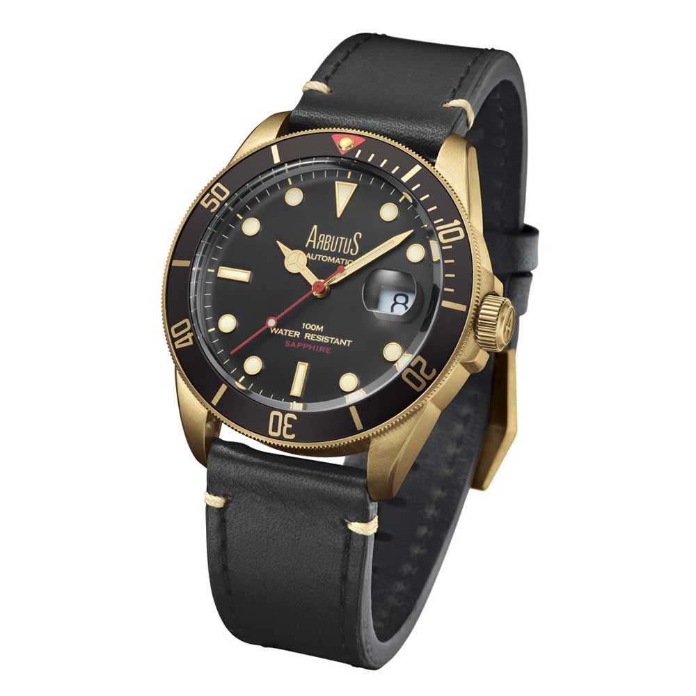 ARBUTUS ARBR01GBB Men's Analog Quartz Watch with Stainless Steel Band - Stylish & Durable for Business, Casual & Everyday Wear
