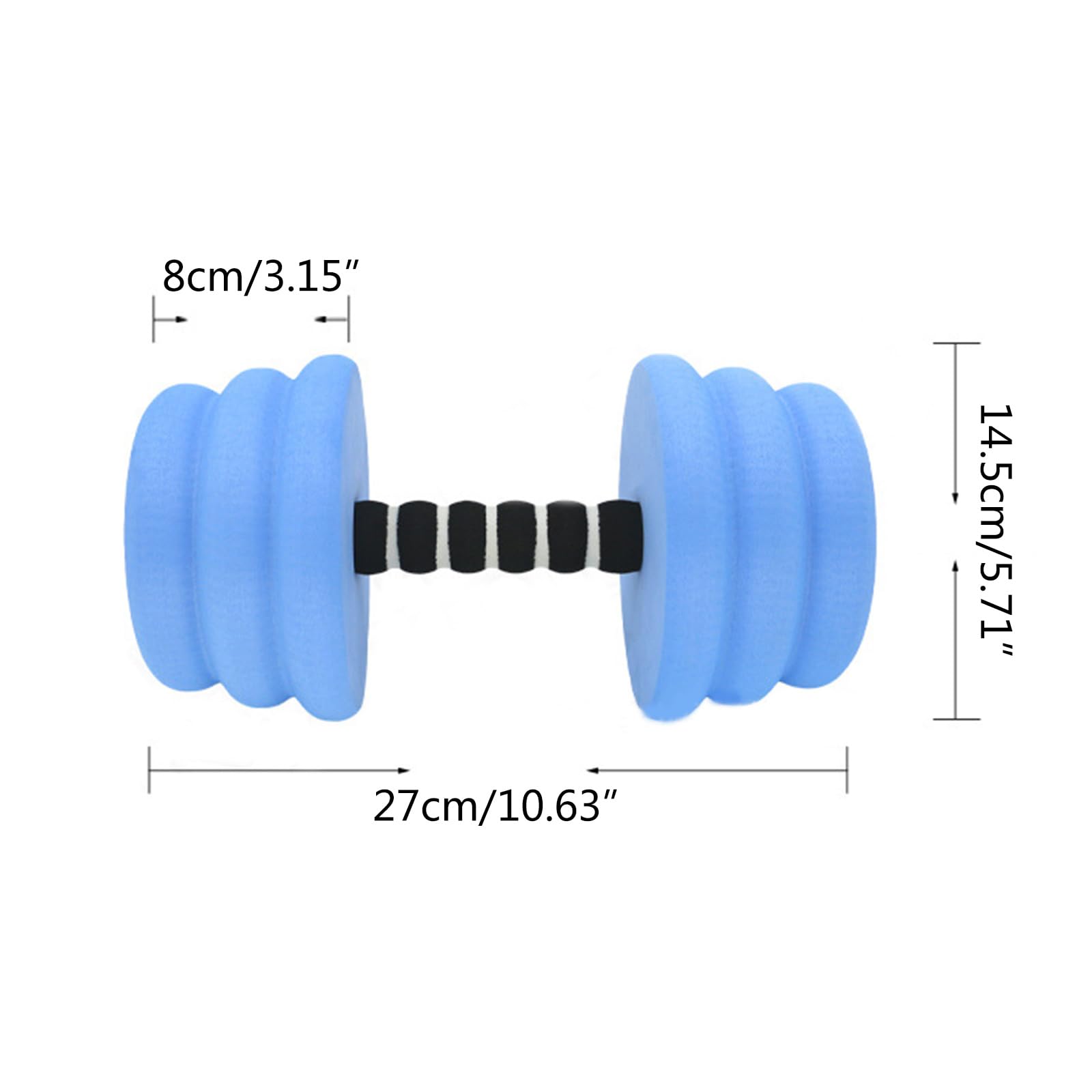 Threaded Dumbbell Hand Weights with Foam Grip - Adjustable Exercise Equipment for Home Gym, Strength Training & Weight Loss - Perfect for Fitness, Bodybuilding & Cardio Workouts