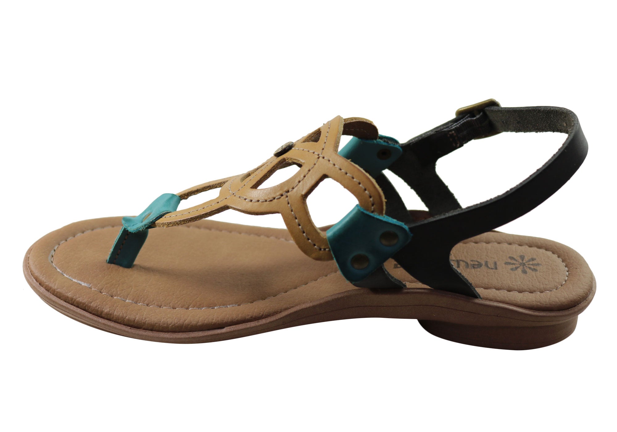 Ellis Women's Comfortable Leather Sandals - Handmade in Brazil - Casual Summer Walking Shoes for Beach, Travel & Everyday Wear