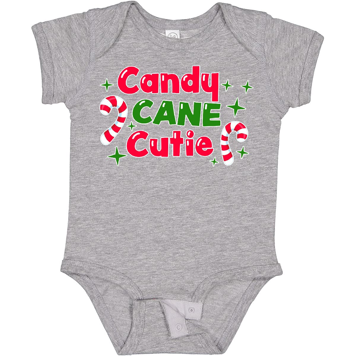 Inktastic Christmas Candy Cane Cutie Baby Bodysuit - Festive Holiday Outfit for Infants & Toddlers - Perfect for Christmas Photos, Family Gatherings & Holiday Parties