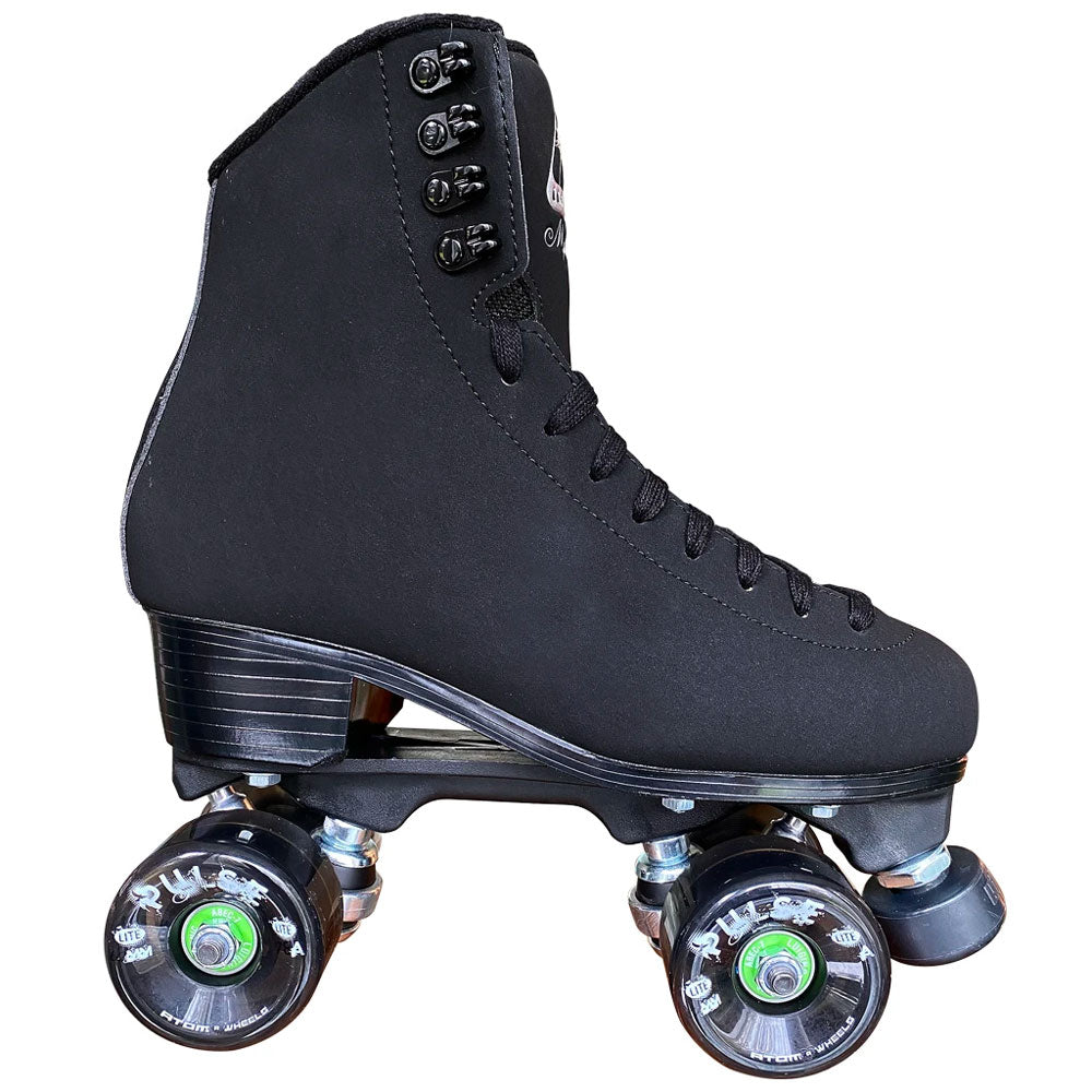 Jackson Mystique Black Ice Hockey Skates - Professional Performance for Men & Women - Perfect for Ice Rinks, Hockey Games & Training Sessions