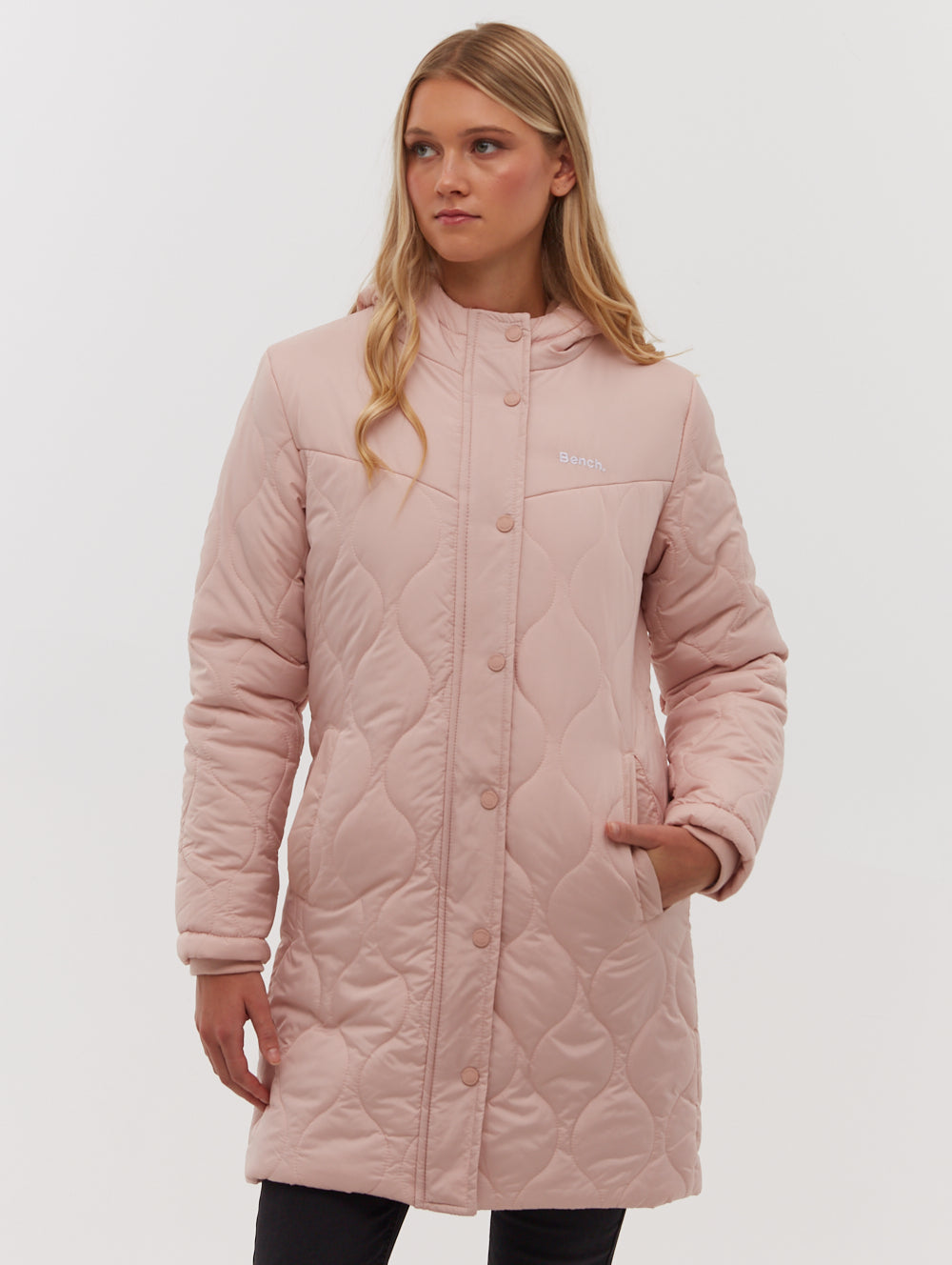 Dakoah Honeycomb Quilted Midi Jacket for Women - Lightweight Warm Winter Coat with Stylish Design - Perfect for Outdoor Activities, Travel & Casual Wear