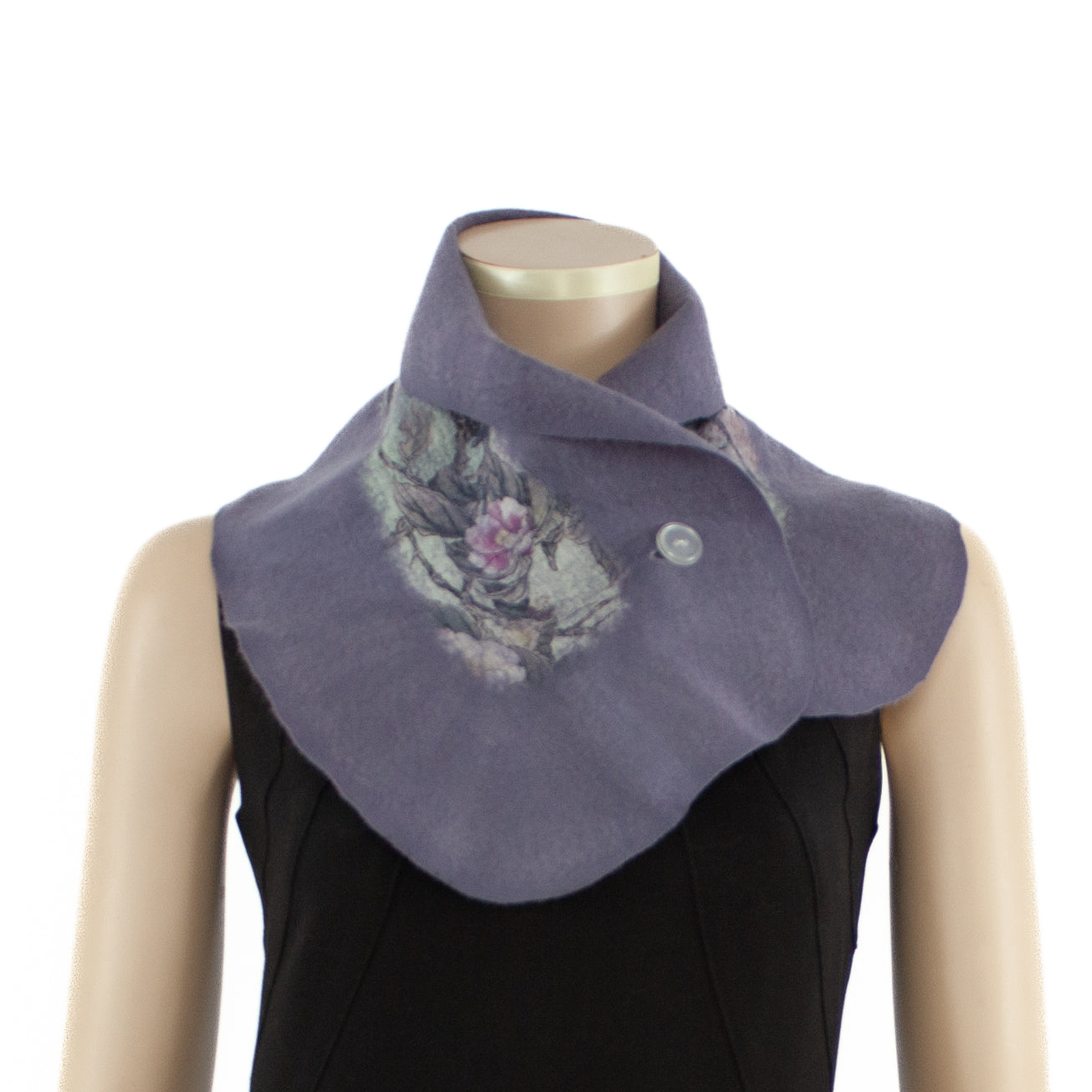 Stylish Small Scarf with Button - Lightweight Fashion Accessory for Women & Men - Perfect for Office, Travel, and Everyday Wear