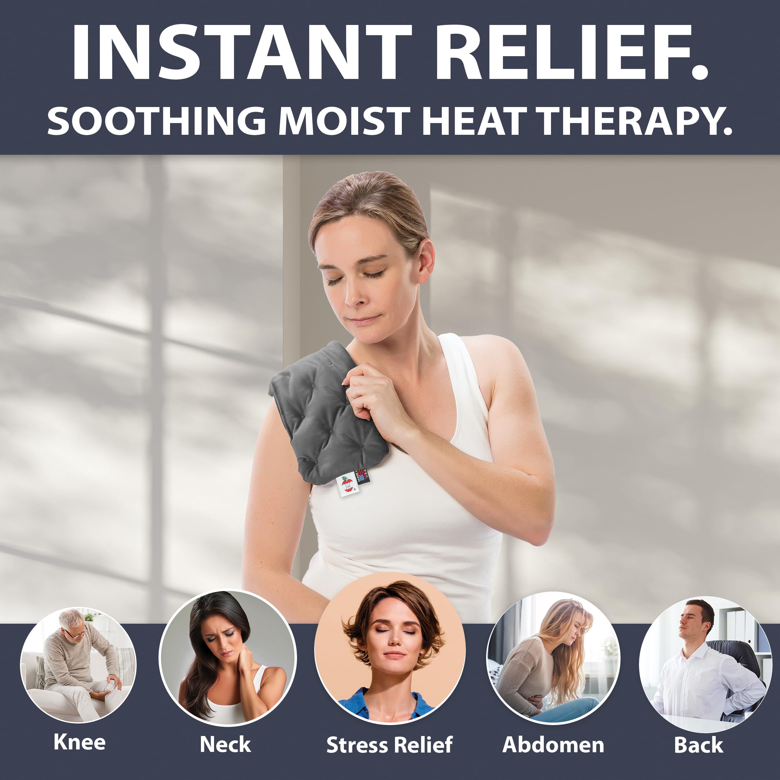 Core Products MicroBeads Moist Heat Therapy Microwave Pack - Small Heating Pad 5
