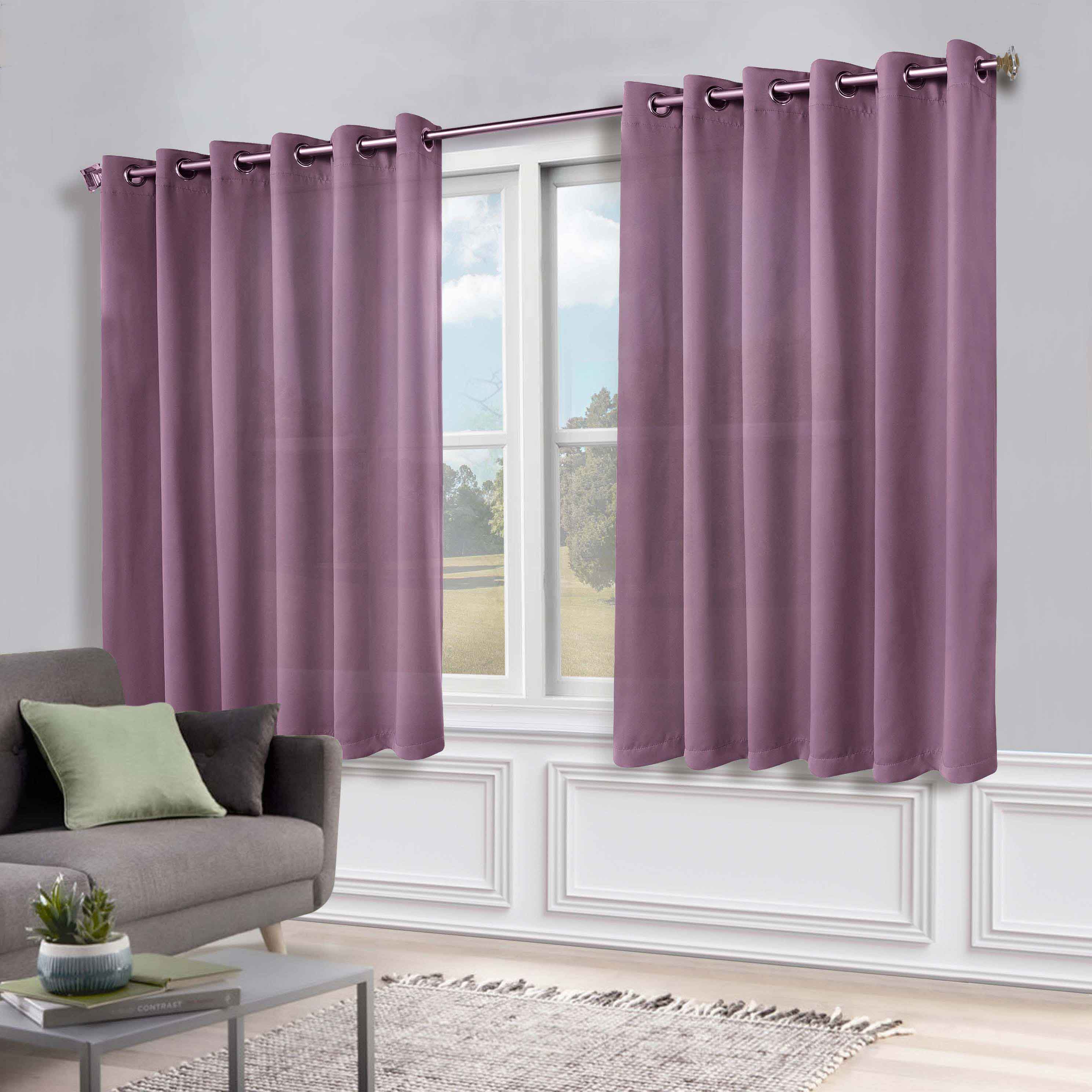 Blackout Curtains Set of 2 - Machine Washable, Room Darkening, Noise Reducing & Thermal Insulated for Bedroom, Nursery & Home Theater