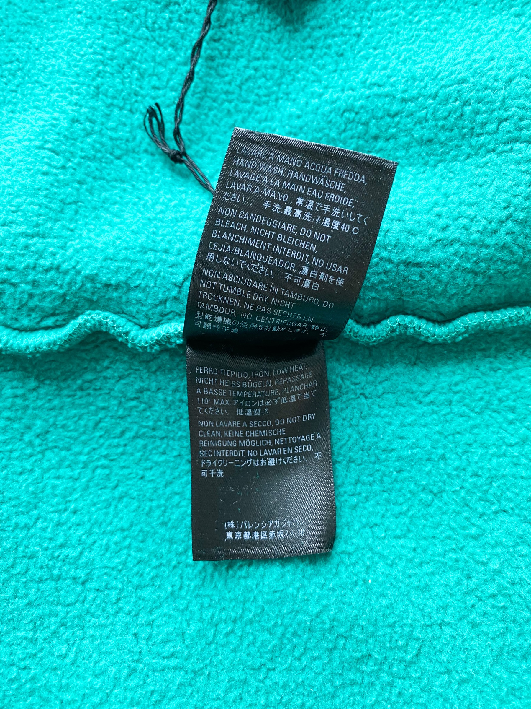 Balenciaga Teal Logo Oversized Hoodie for Men & Women | Streetwear Fashion Hooded Sweatshirt | Casual Wear & Gym Outfit