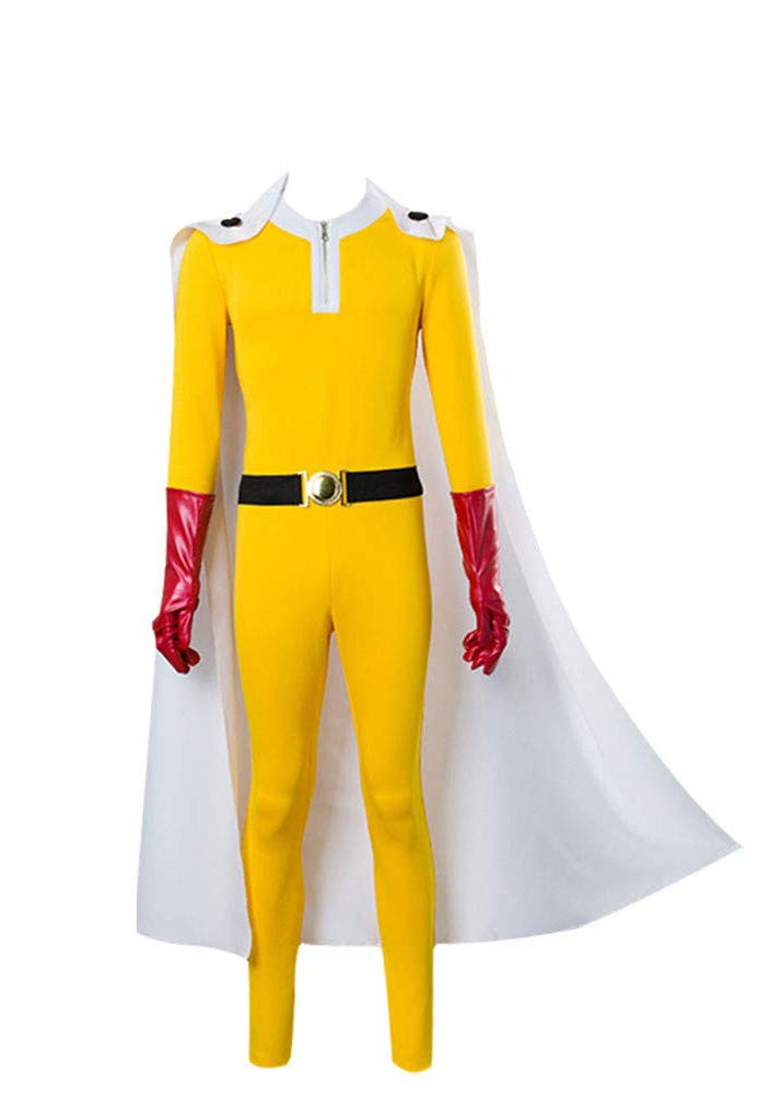 One Punch Man Saitama Cosplay Costume - Premium Anime Halloween Costume for Adults | Perfect for Comic Con, Cosplay Events & Halloween Parties